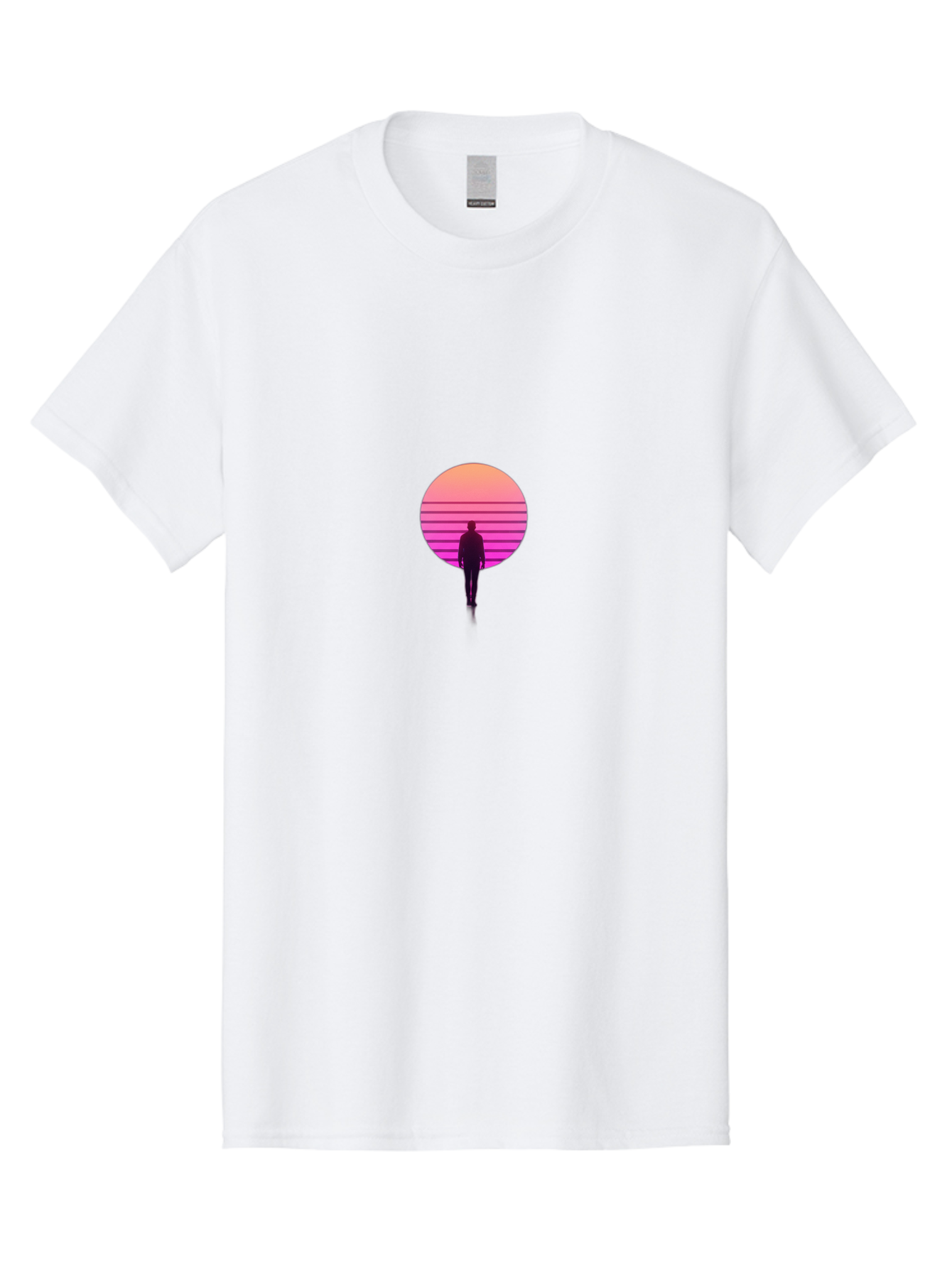 Vaporwave-Man Men'S Graphic Tee, 100% Cotton, Comfortable Casual Summer Wear, Machine Washable, Vintage Camera, Old Camera, Antique Camera, Black Camera, Classic Photography, Photography Equipment, Nostalgic Device, Film Camera, Camera Art Bai492