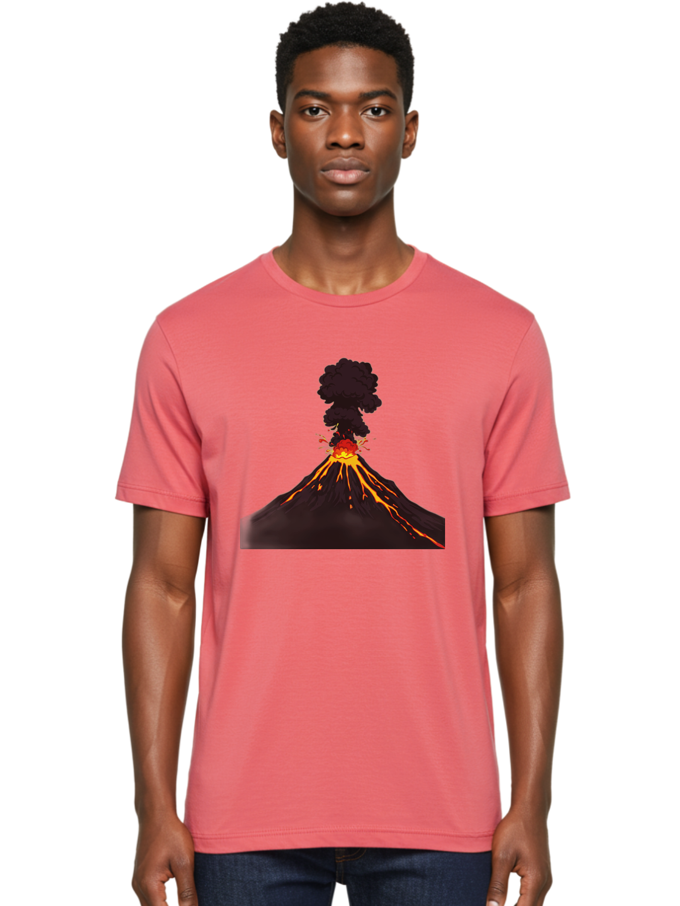 Volcano-Erupting-13 Men'S Graphic Tee, 100% Cotton, Comfortable Casual Summer Wear, Machine Washable, Vintage Camera, Old Camera, Antique Camera, Black Camera, Classic Photography, Photography Equipment, Nostalgic Device, Film Camera, Bai522