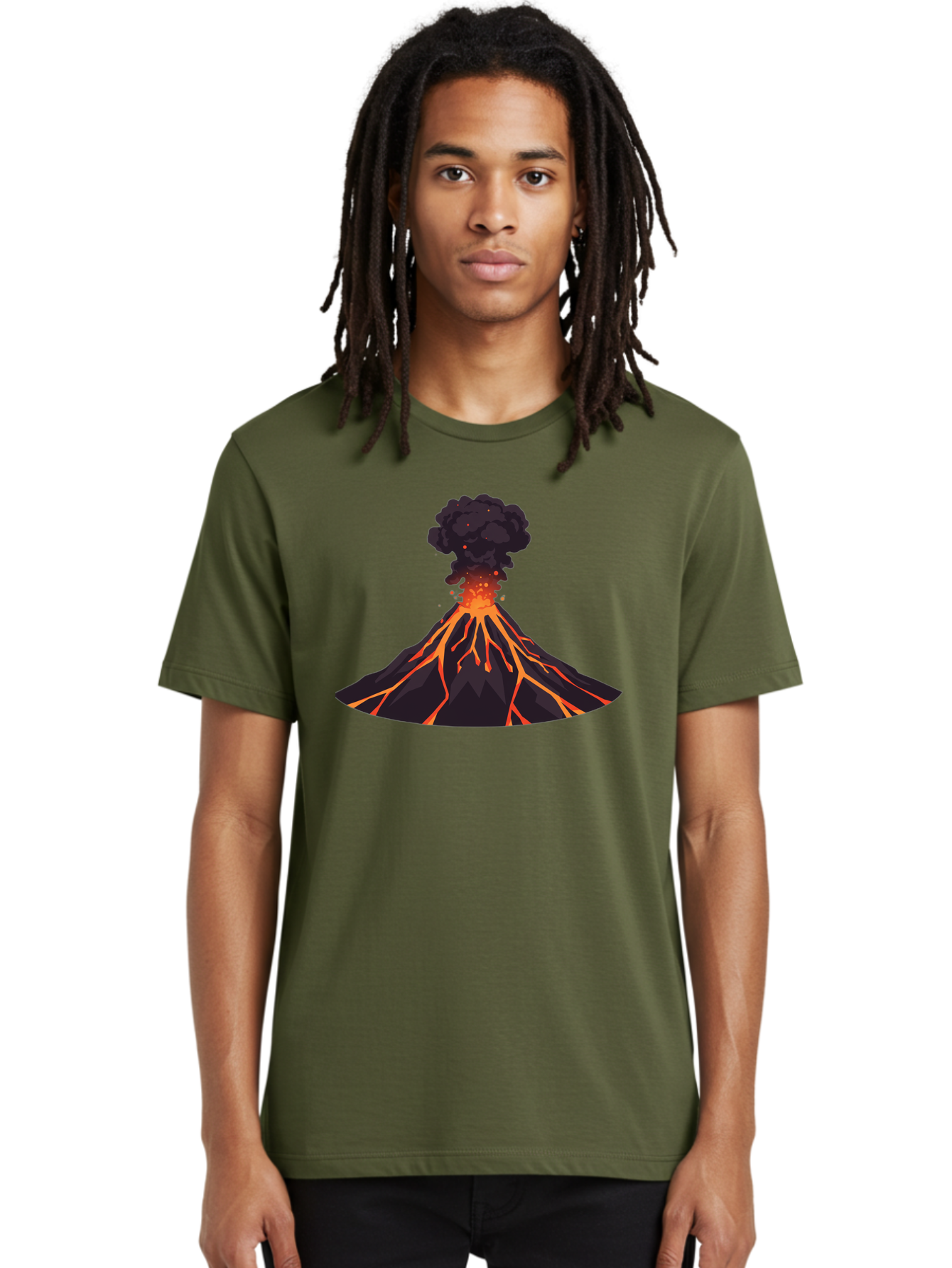 Volcano-Erupting-16 Men'S Graphic Tee, 100% Cotton, Comfortable Casual Summer Wear, Machine Washable, Vintage Camera, Old Camera, Antique Camera, Black Camera, Classic Photography, Photography Equipment, Nostalgic Device, Film Camera, Bai525