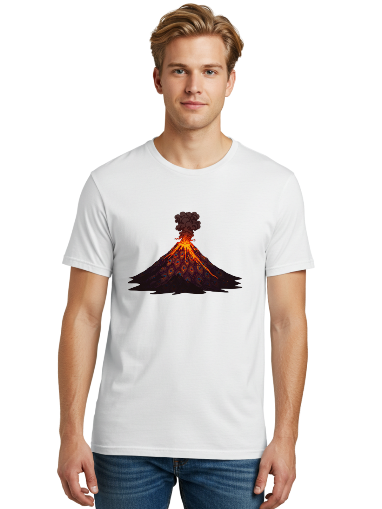 Volcano-Erupting-17 Men'S Graphic Tee, 100% Cotton, Comfortable Casual Summer Wear, Machine Washable, Vintage Camera, Old Camera, Antique Camera, Black Camera, Classic Photography, Photography Equipment, Nostalgic Device, Film Camera, Bai526