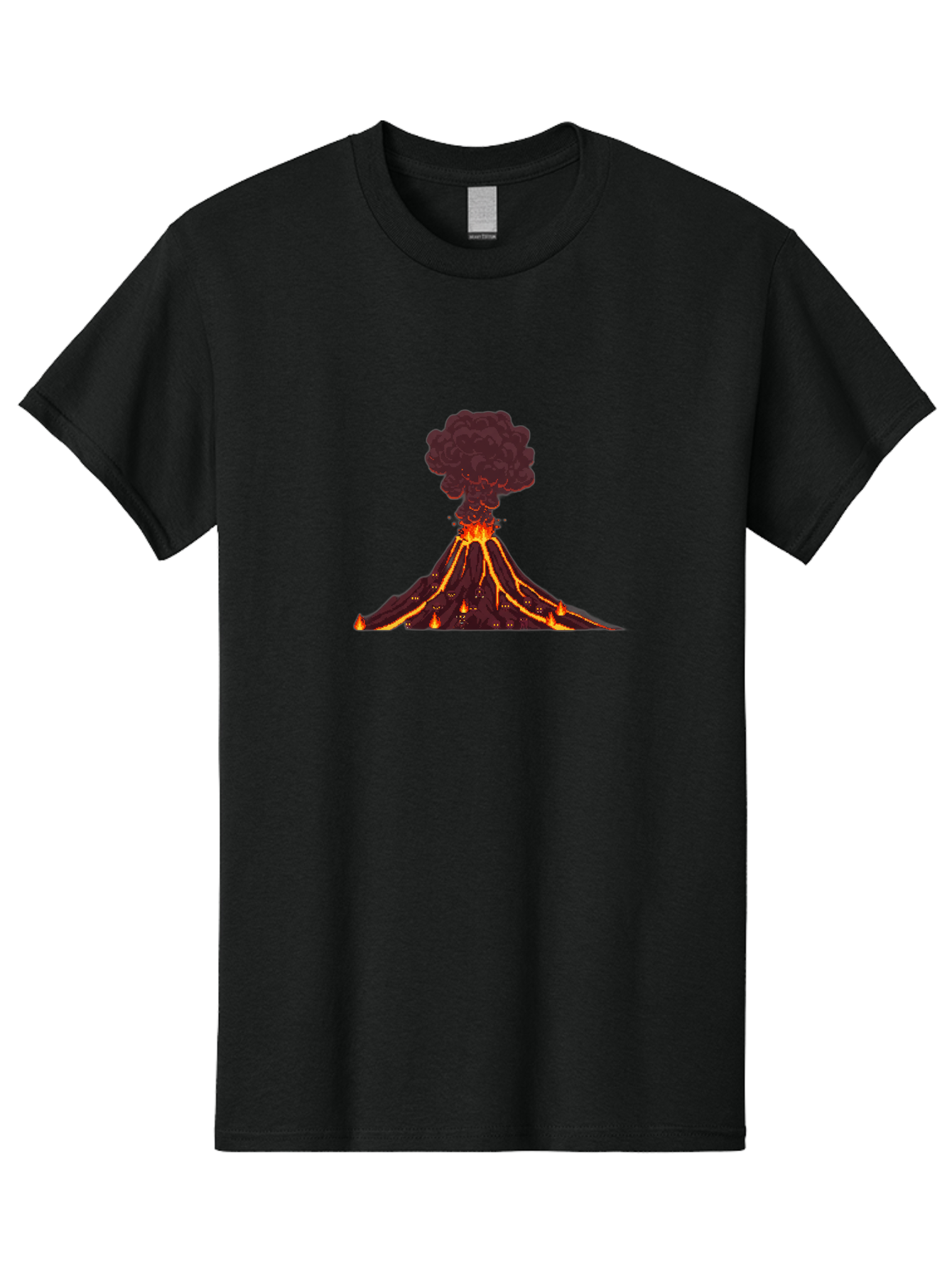 Volcano-Erupting-18 Men'S Graphic Tee, 100% Cotton, Comfortable Casual Summer Wear, Machine Washable, Vintage Camera, Old Camera, Antique Camera, Black Camera, Classic Photography, Photography Equipment, Nostalgic Device, Film Camera, Bai527