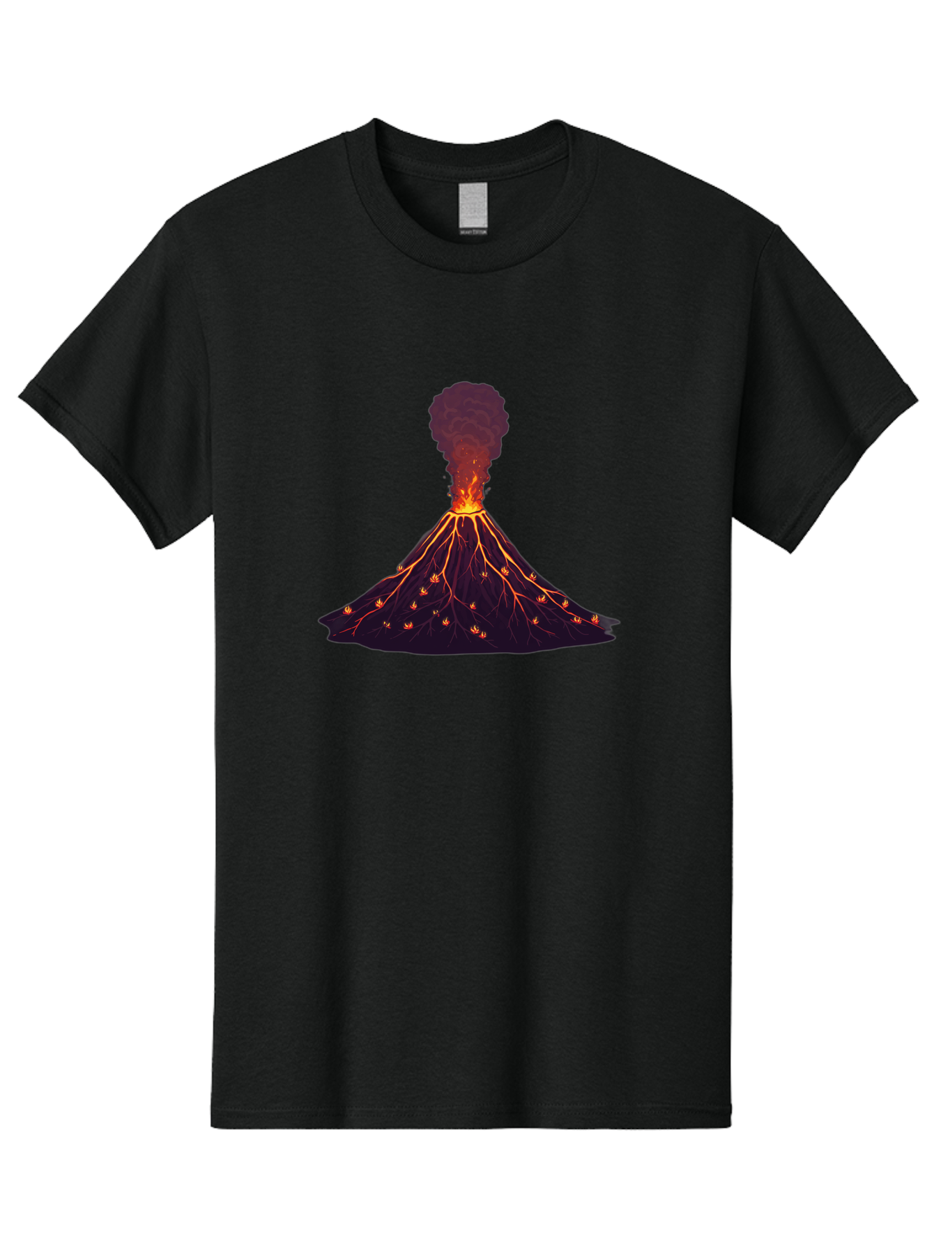 Volcano-Erupting Men'S Graphic Tee, 100% Cotton, Comfortable Casual Summer Wear, Machine Washable, Vintage Camera, Old Camera, Antique Camera, Black Camera, Classic Photography, Photography Equipment, Nostalgic Device, Film Camera, Camera Art Bai536