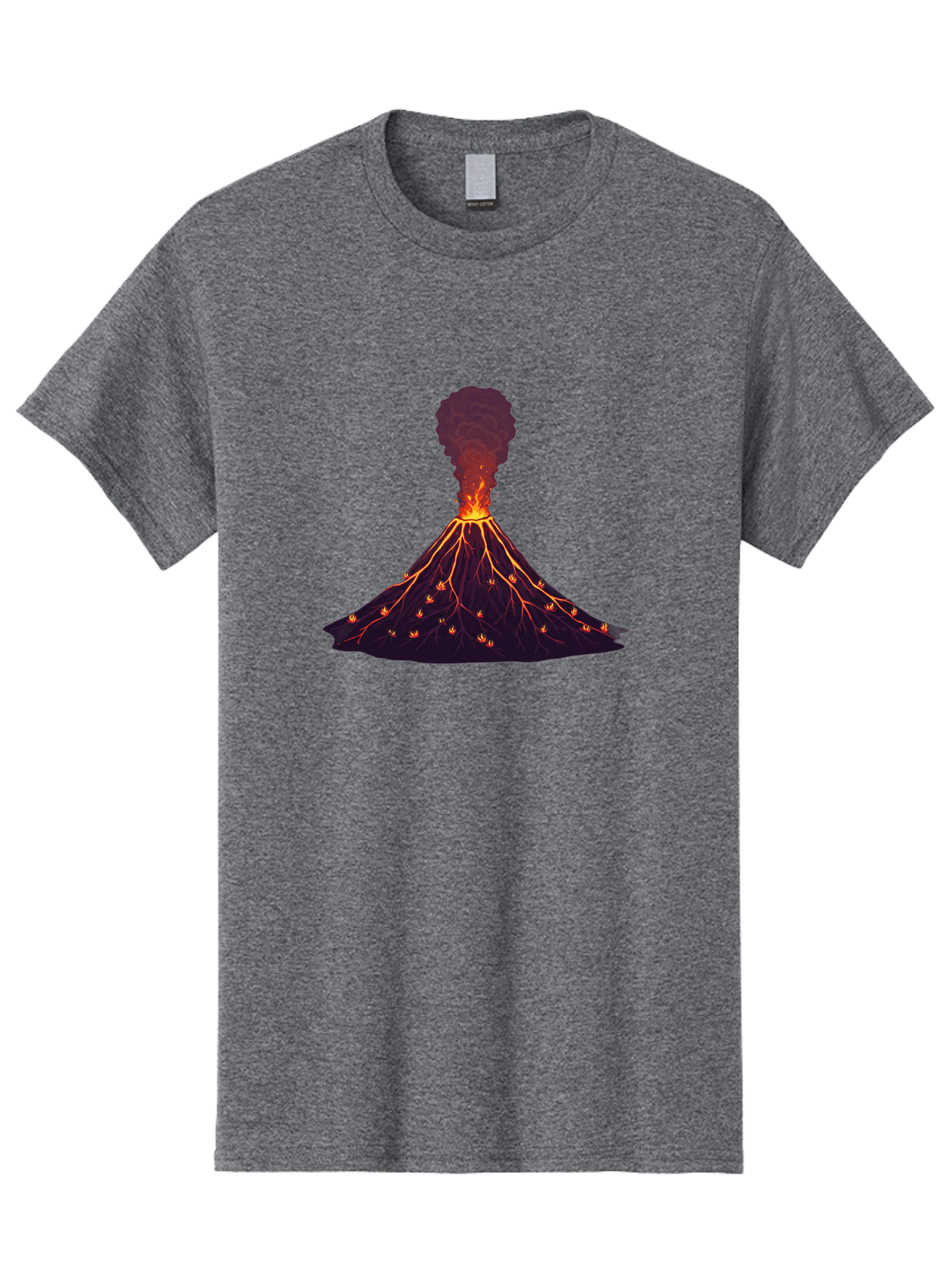 Volcano-Erupting Men'S Graphic Tee, 100% Cotton, Comfortable Casual Summer Wear, Machine Washable, Vintage Camera, Old Camera, Antique Camera, Black Camera, Classic Photography, Photography Equipment, Nostalgic Device, Film Camera, Camera Art Bai536