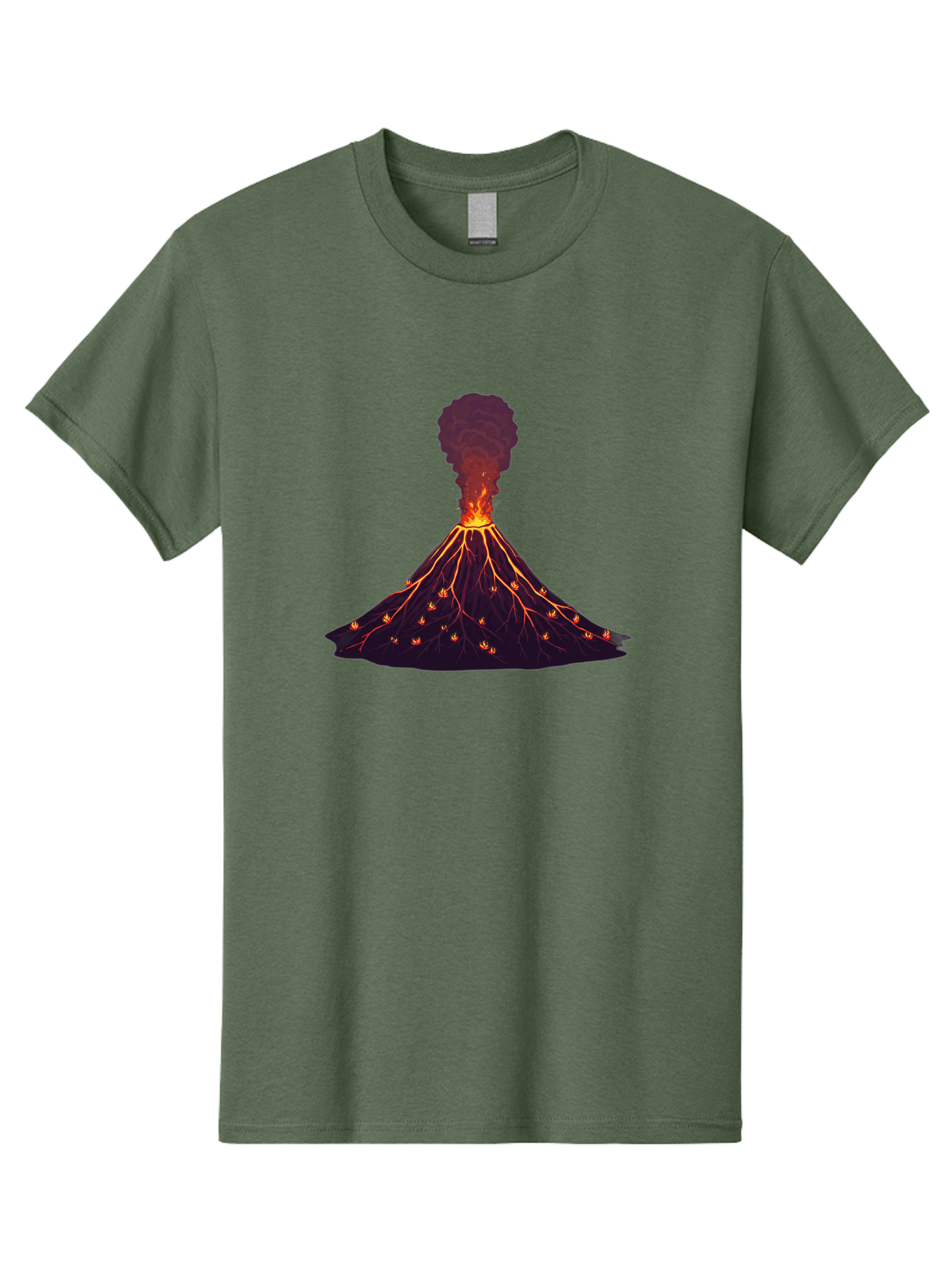 Volcano-Erupting Men'S Graphic Tee, 100% Cotton, Comfortable Casual Summer Wear, Machine Washable, Vintage Camera, Old Camera, Antique Camera, Black Camera, Classic Photography, Photography Equipment, Nostalgic Device, Film Camera, Camera Art Bai536