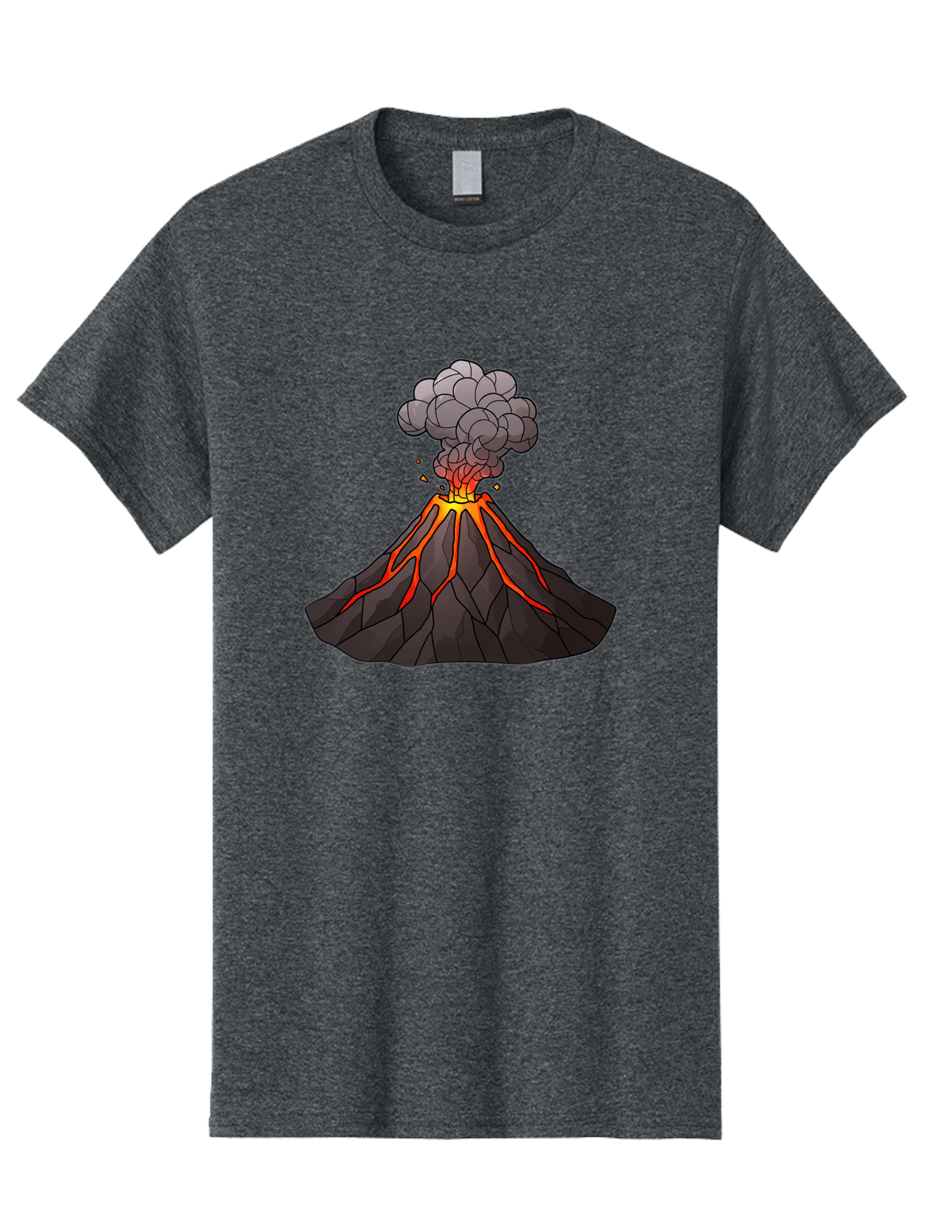 Volcano-Eruption-1 Men'S Graphic Tee, 100% Cotton, Comfortable Casual Summer Wear, Machine Washable, Vintage Camera, Old Camera, Antique Camera, Black Camera, Classic Photography, Photography Equipment, Nostalgic Device, Film Camera, Bai537
