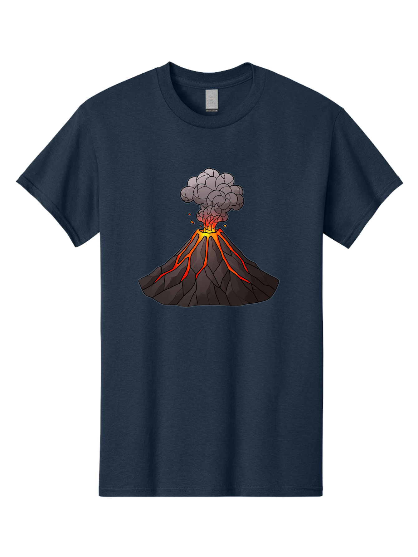 Volcano-Eruption-1 Men'S Graphic Tee, 100% Cotton, Comfortable Casual Summer Wear, Machine Washable, Vintage Camera, Old Camera, Antique Camera, Black Camera, Classic Photography, Photography Equipment, Nostalgic Device, Film Camera, Bai537