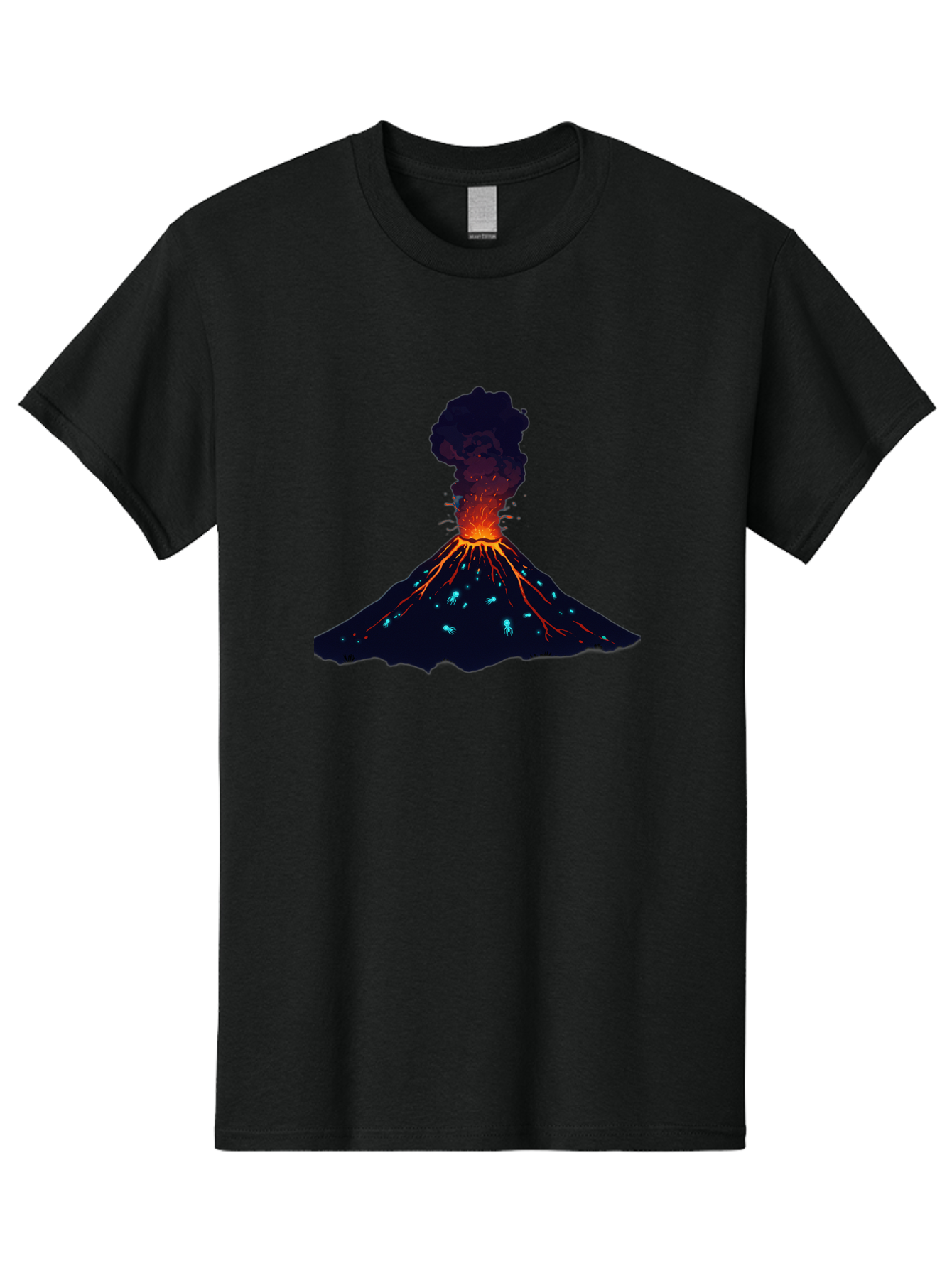 Volcano-Eruption-10 Men'S Graphic Tee, 100% Cotton, Comfortable Casual Summer Wear, Machine Washable, Vintage Camera, Old Camera, Antique Camera, Black Camera, Classic Photography, Photography Equipment, Nostalgic Device, Film Camera, Bai538