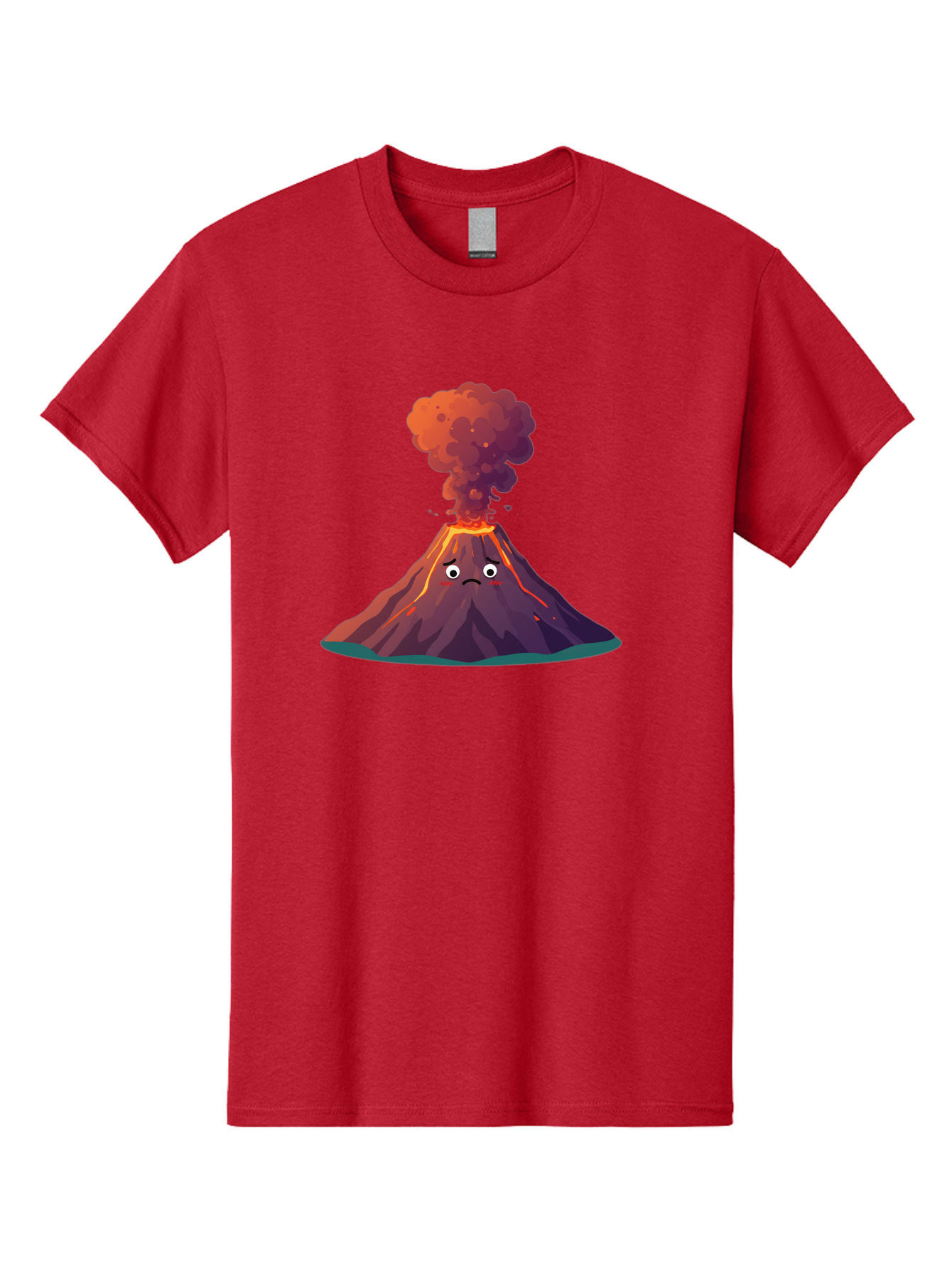 Volcano-Eruption-2 Men'S Graphic Tee, 100% Cotton, Comfortable Casual Summer Wear, Machine Washable, Vintage Camera, Old Camera, Antique Camera, Black Camera, Classic Photography, Photography Equipment, Nostalgic Device, Film Camera, Bai541