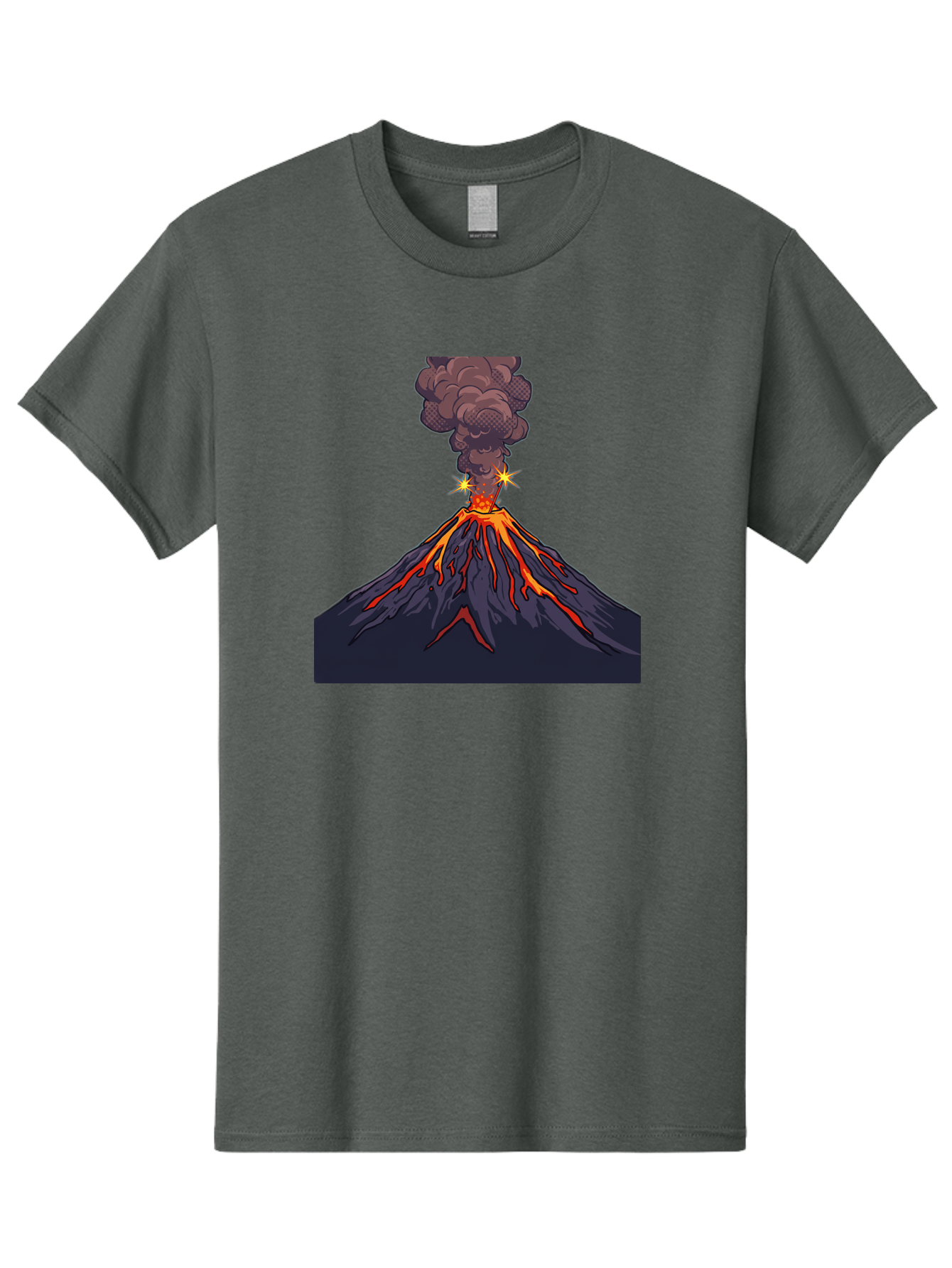Volcano-Eruption-6 Men'S Graphic Tee, 100% Cotton, Comfortable Casual Summer Wear, Machine Washable, Vintage Camera, Old Camera, Antique Camera, Black Camera, Classic Photography, Photography Equipment, Nostalgic Device, Film Camera, Bai545
