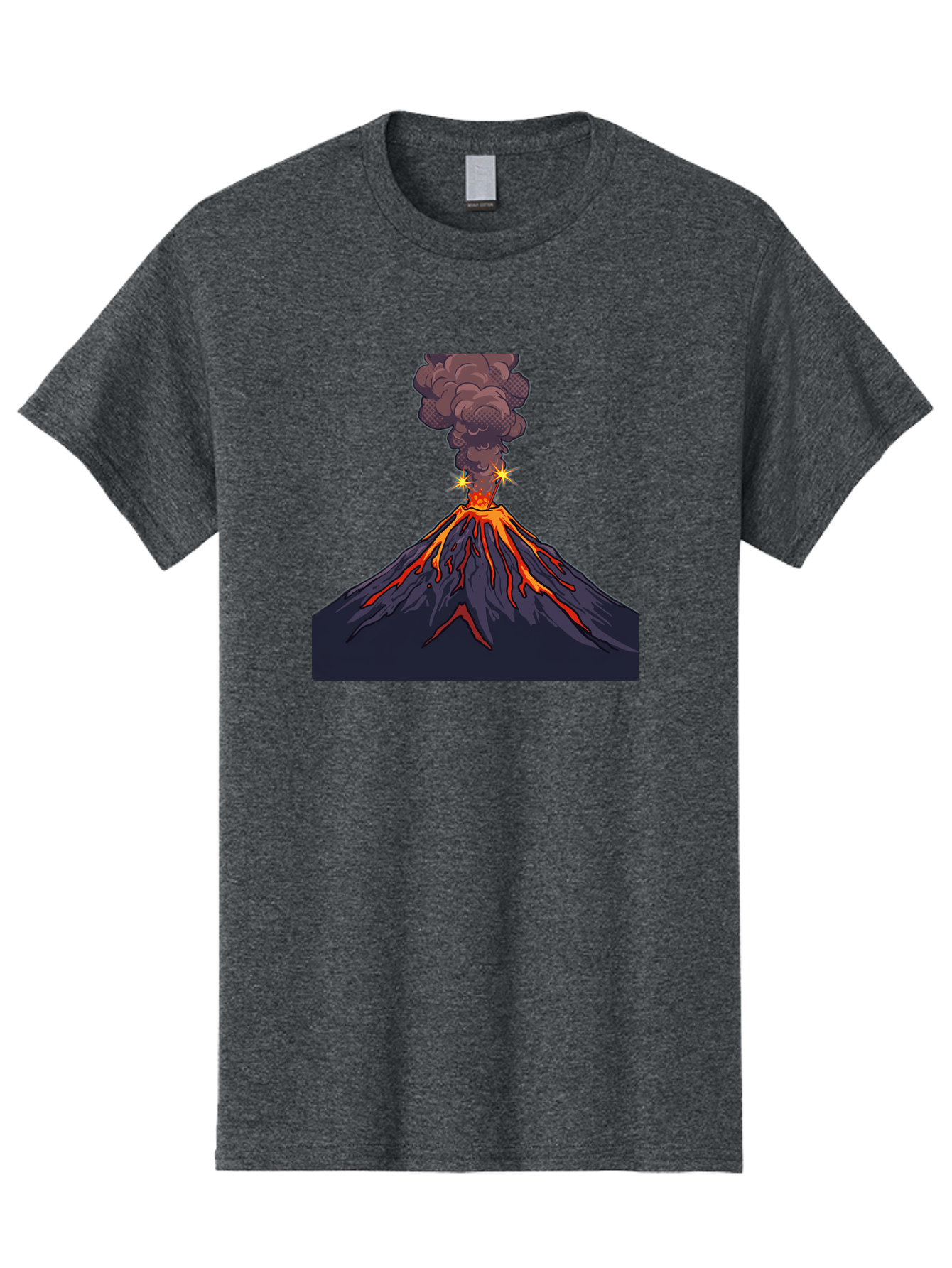 Volcano-Eruption-6 Men'S Graphic Tee, 100% Cotton, Comfortable Casual Summer Wear, Machine Washable, Vintage Camera, Old Camera, Antique Camera, Black Camera, Classic Photography, Photography Equipment, Nostalgic Device, Film Camera, Bai545