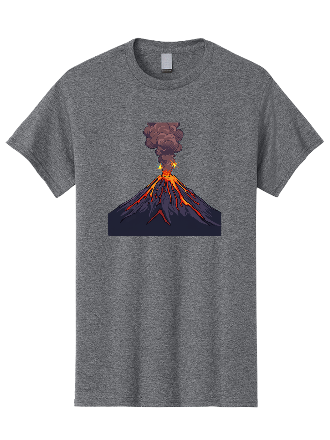 Volcano-Eruption-6 Men'S Graphic Tee, 100% Cotton, Comfortable Casual Summer Wear, Machine Washable, Vintage Camera, Old Camera, Antique Camera, Black Camera, Classic Photography, Photography Equipment, Nostalgic Device, Film Camera, Bai545