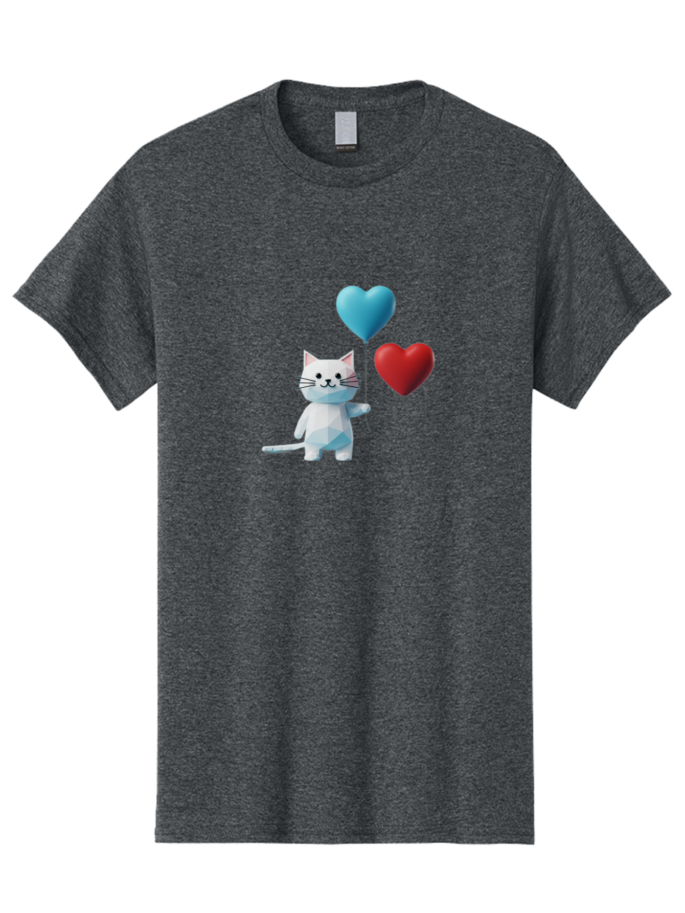 White-Cat-With-Heart-Balloons Men'S Graphic Tee, 100% Cotton, Comfortable Casual Summer Wear, Machine Washable, Vintage Camera, Old Camera, Antique Camera, Black Camera, Classic Photography, Photography Equipment, Nostalgic Device, Bai558