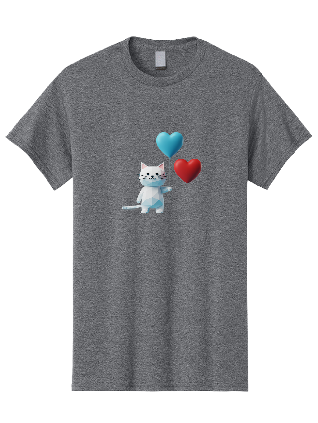 White-Cat-With-Heart-Balloons Men'S Graphic Tee, 100% Cotton, Comfortable Casual Summer Wear, Machine Washable, Vintage Camera, Old Camera, Antique Camera, Black Camera, Classic Photography, Photography Equipment, Nostalgic Device, Bai558