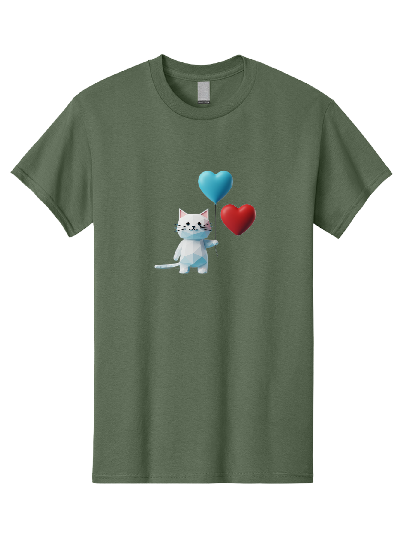 White-Cat-With-Heart-Balloons Men'S Graphic Tee, 100% Cotton, Comfortable Casual Summer Wear, Machine Washable, Vintage Camera, Old Camera, Antique Camera, Black Camera, Classic Photography, Photography Equipment, Nostalgic Device, Bai558