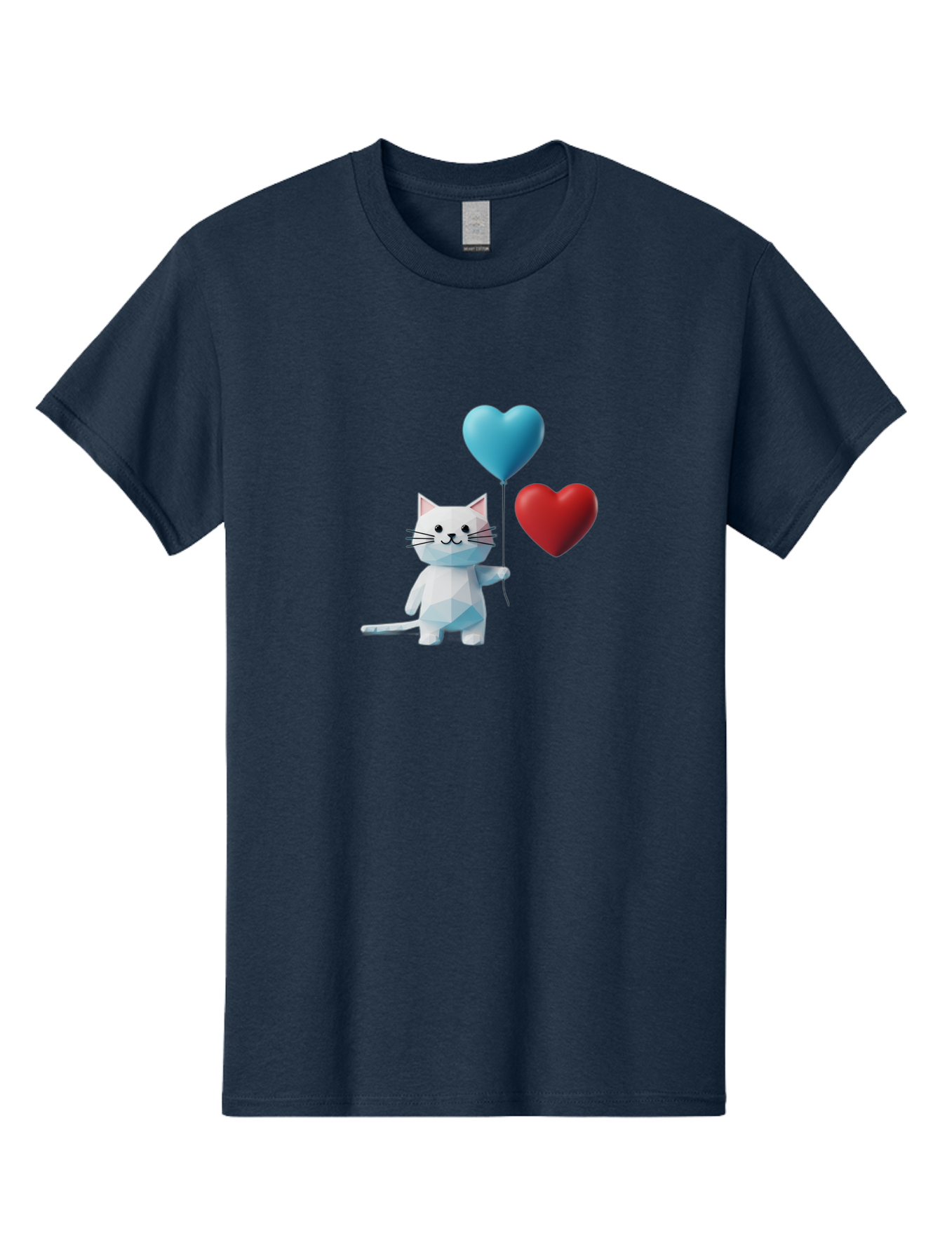 White-Cat-With-Heart-Balloons Men'S Graphic Tee, 100% Cotton, Comfortable Casual Summer Wear, Machine Washable, Vintage Camera, Old Camera, Antique Camera, Black Camera, Classic Photography, Photography Equipment, Nostalgic Device, Bai558