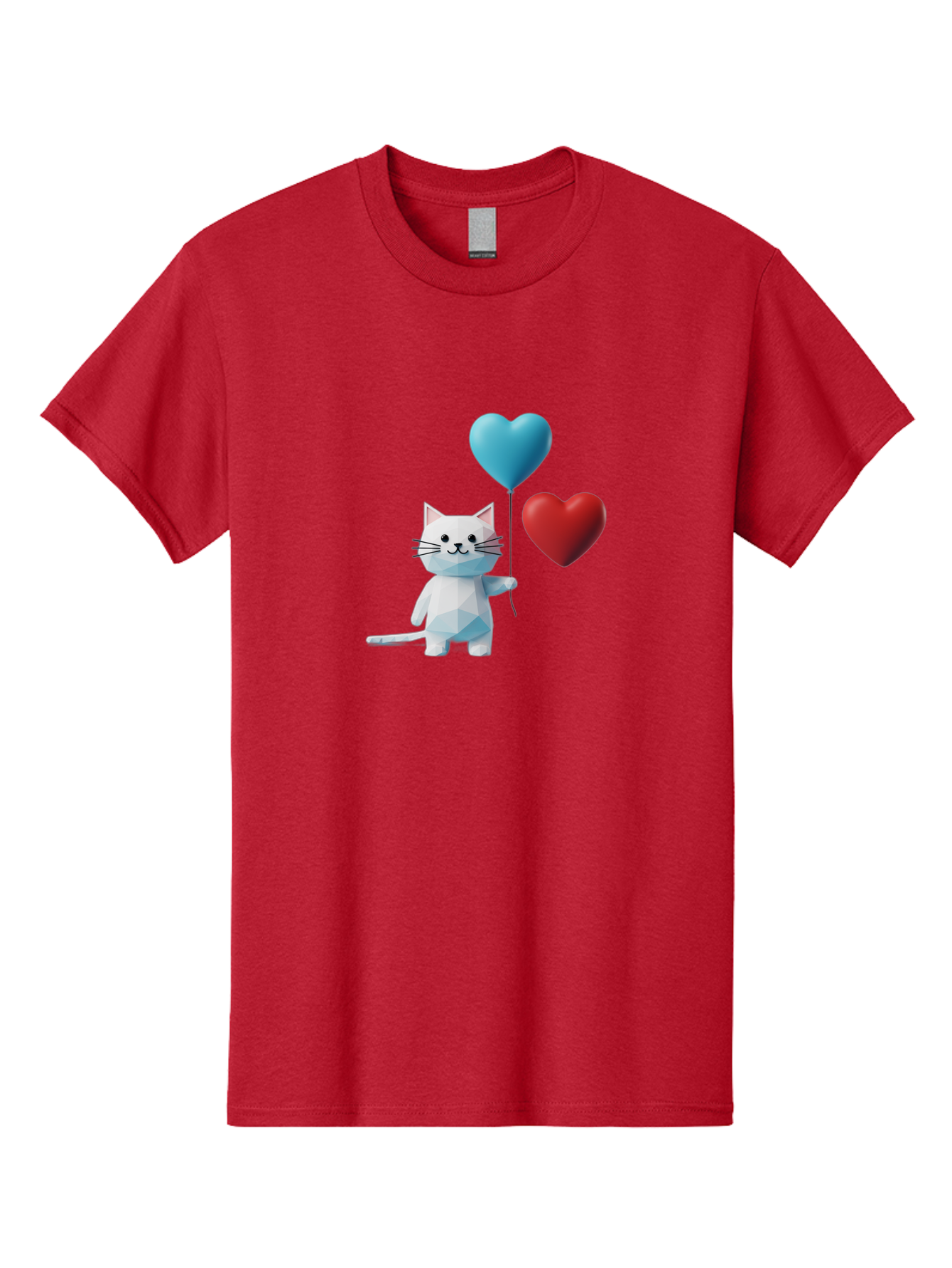 White-Cat-With-Heart-Balloons Men'S Graphic Tee, 100% Cotton, Comfortable Casual Summer Wear, Machine Washable, Vintage Camera, Old Camera, Antique Camera, Black Camera, Classic Photography, Photography Equipment, Nostalgic Device, Bai558