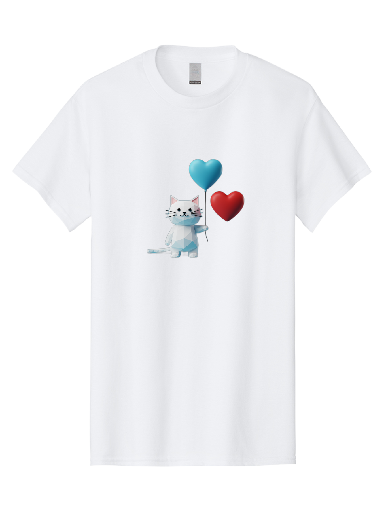 White-Cat-With-Heart-Balloons Men'S Graphic Tee, 100% Cotton, Comfortable Casual Summer Wear, Machine Washable, Vintage Camera, Old Camera, Antique Camera, Black Camera, Classic Photography, Photography Equipment, Nostalgic Device, Bai558