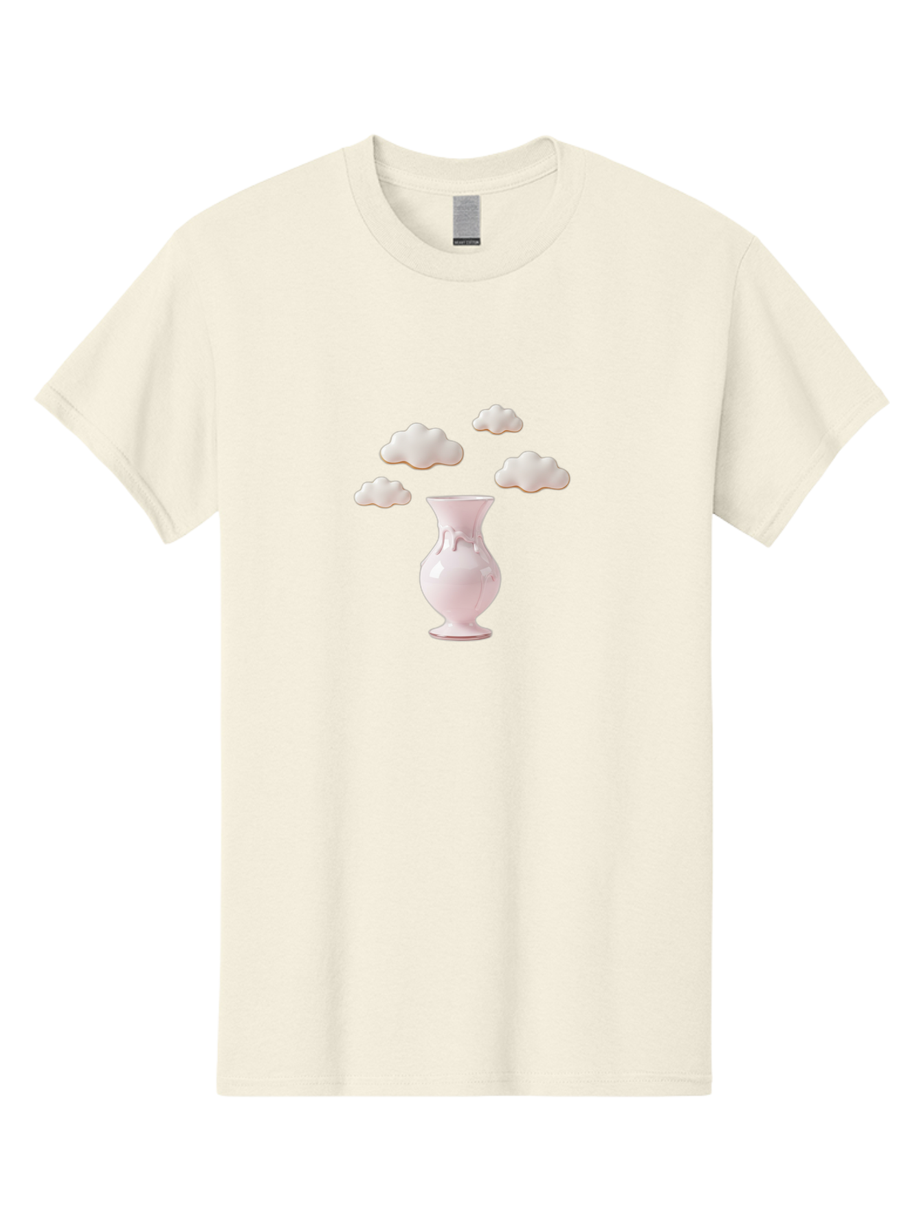 White-Vase-With-Clouds Men'S Graphic Tee, 100% Cotton, Comfortable Casual Summer Wear, Machine Washable, Vintage Camera, Old Camera, Antique Camera, Black Camera, Classic Photography, Photography Equipment, Nostalgic Device, Film Camera, Bai559