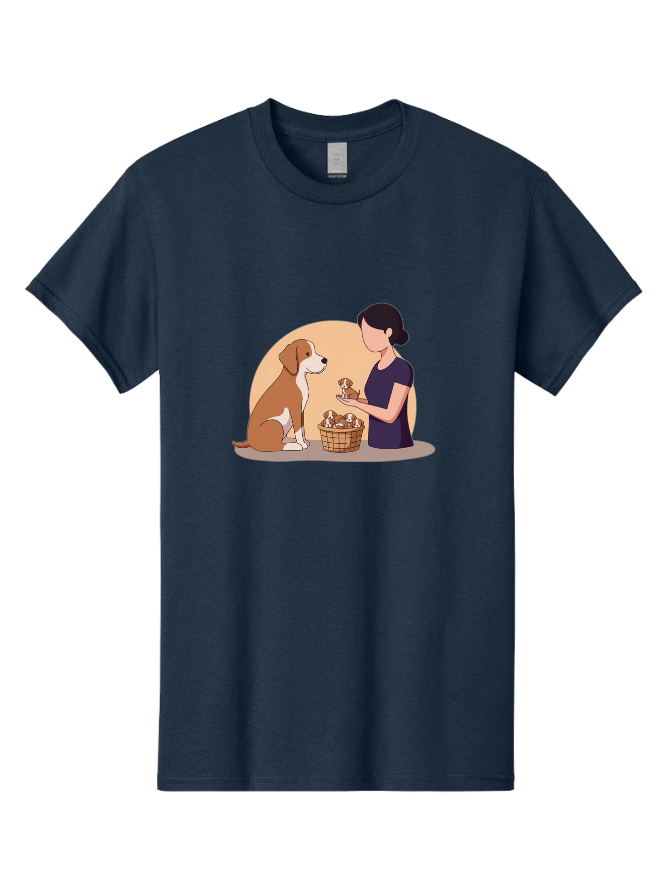 Woman-With-Dog-And-Puppies Men'S Graphic Tee, 100% Cotton, Comfortable Casual Summer Wear, Machine Washable, Vintage Camera, Old Camera, Antique Camera, Black Camera, Classic Photography, Photography Equipment, Nostalgic Device, Film Camera, Bai563