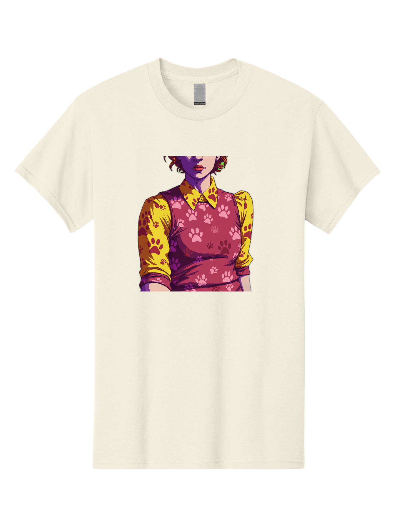 Woman-With-Paw-Print-Dress Men'S Graphic Tee, 100% Cotton, Comfortable Casual Summer Wear, Machine Washable, Vintage Camera, Old Camera, Antique Camera, Black Camera, Classic Photography, Photography Equipment, Nostalgic Device, Film Camera, Bai564