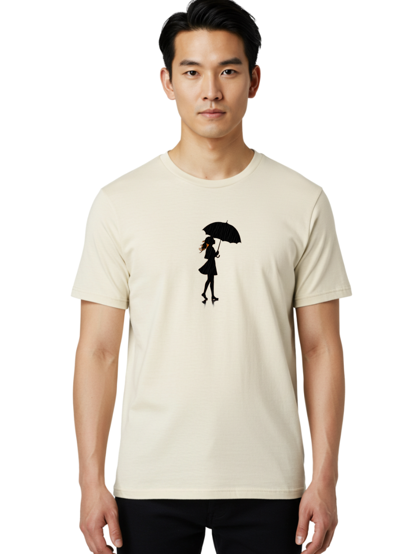 Woman-With-Umbrella Men'S Graphic Tee, 100% Cotton, Comfortable Casual Summer Wear, Machine Washable, Vintage Camera, Old Camera, Antique Camera, Black Camera, Classic Photography, Photography Equipment, Nostalgic Device, Film Camera, Bai567