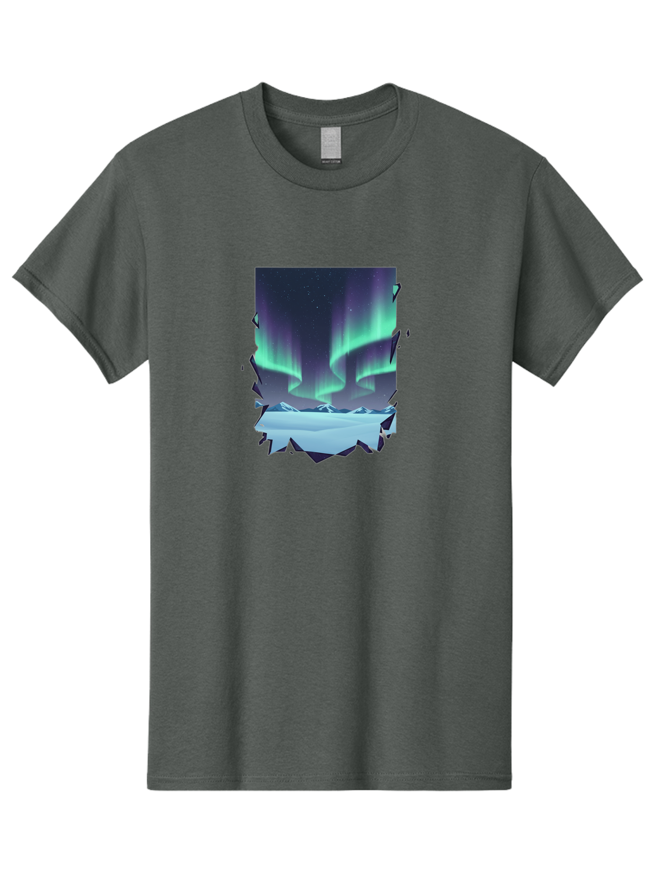 Aurora-Borealis-1 Men'S Graphic Tee, 100% Cotton, Comfortable Casual Summer Wear, Machine Washable, Vintage Camera, Old Camera, Antique Camera, Black Camera, Classic Photography, Photography Equipment, Nostalgic Device, Film Camera, Camera Art Bai580