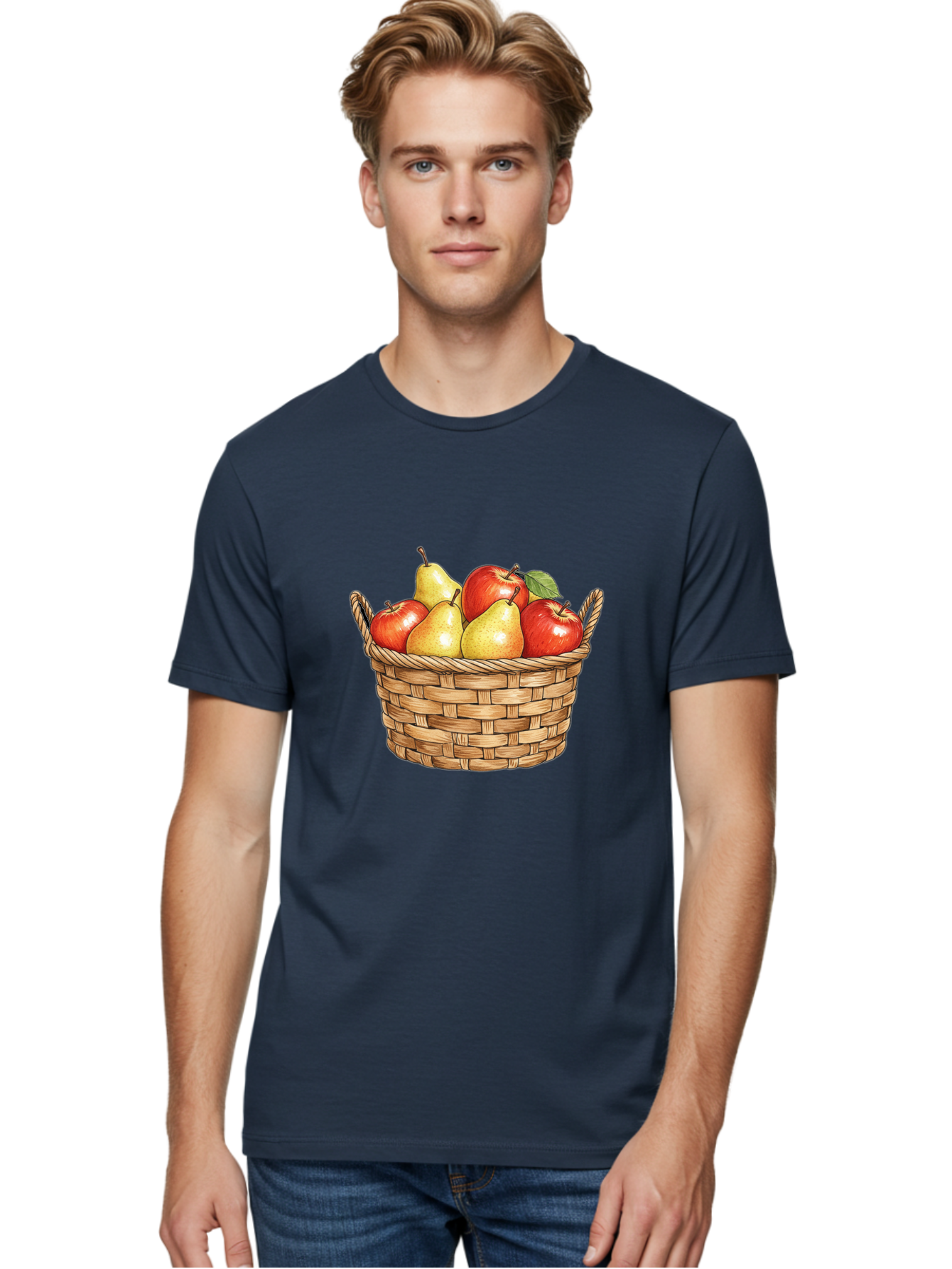 Basket-Of-Apples-And-Pears Men'S Graphic Tee, 100% Cotton, Comfortable Casual Summer Wear, Machine Washable, Vintage Camera, Old Camera, Antique Camera, Black Camera, Classic Photography, Photography Equipment, Nostalgic Device, Film Camera, Bai584