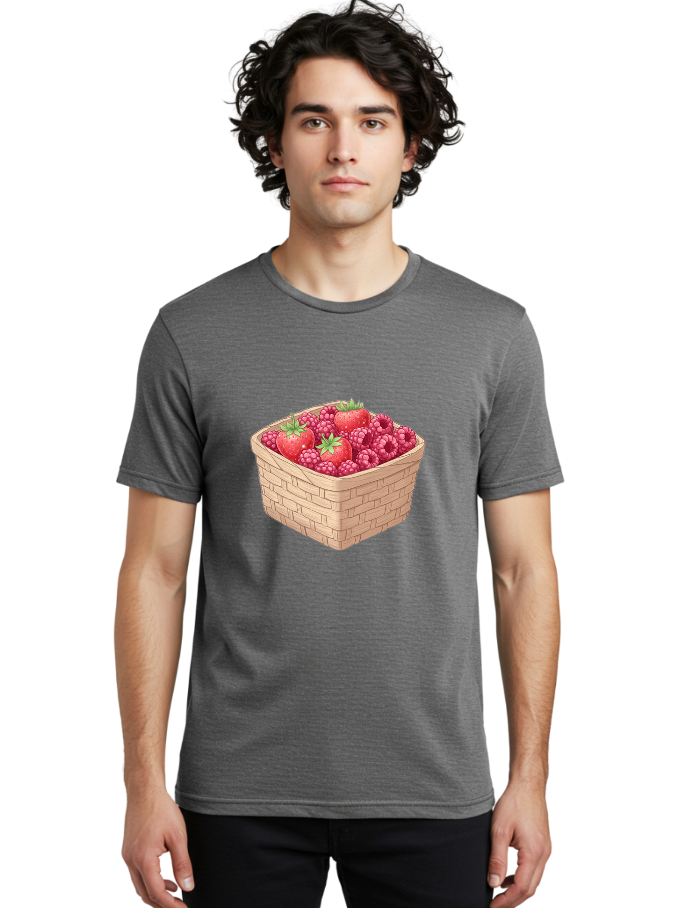 Basket-Of-Berries Men'S Graphic Tee, 100% Cotton, Comfortable Casual Summer Wear, Machine Washable, Vintage Camera, Old Camera, Antique Camera, Black Camera, Classic Photography, Photography Equipment, Nostalgic Device, Film Camera, Camera Art Bai586