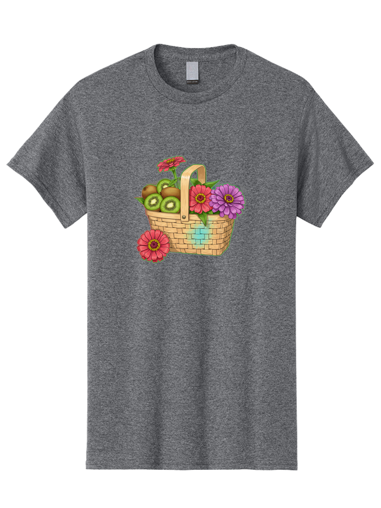 Basket-Of-Flowers-And-Kiwi-Fruits Men'S Graphic Tee, 100% Cotton, Comfortable Casual Summer Wear, Machine Washable, Vintage Camera, Old Camera, Antique Camera, Black Camera, Classic Photography, Photography Equipment, Nostalgic Device, Bai587