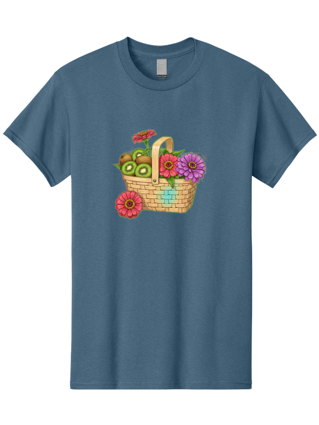 Basket-Of-Flowers-And-Kiwi-Fruits Men'S Graphic Tee, 100% Cotton, Comfortable Casual Summer Wear, Machine Washable, Vintage Camera, Old Camera, Antique Camera, Black Camera, Classic Photography, Photography Equipment, Nostalgic Device, Bai587