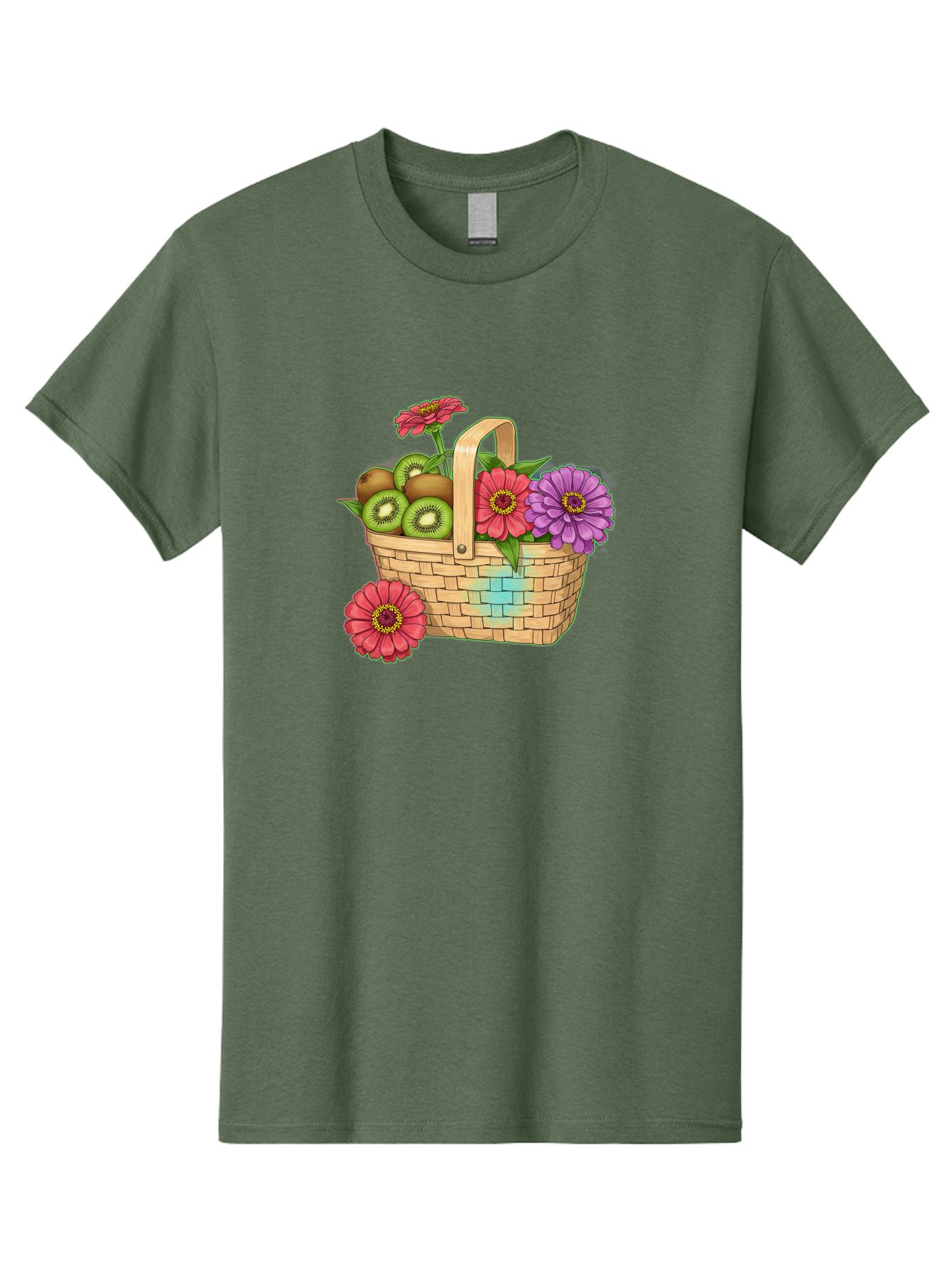 Basket-Of-Flowers-And-Kiwi-Fruits Men'S Graphic Tee, 100% Cotton, Comfortable Casual Summer Wear, Machine Washable, Vintage Camera, Old Camera, Antique Camera, Black Camera, Classic Photography, Photography Equipment, Nostalgic Device, Bai587