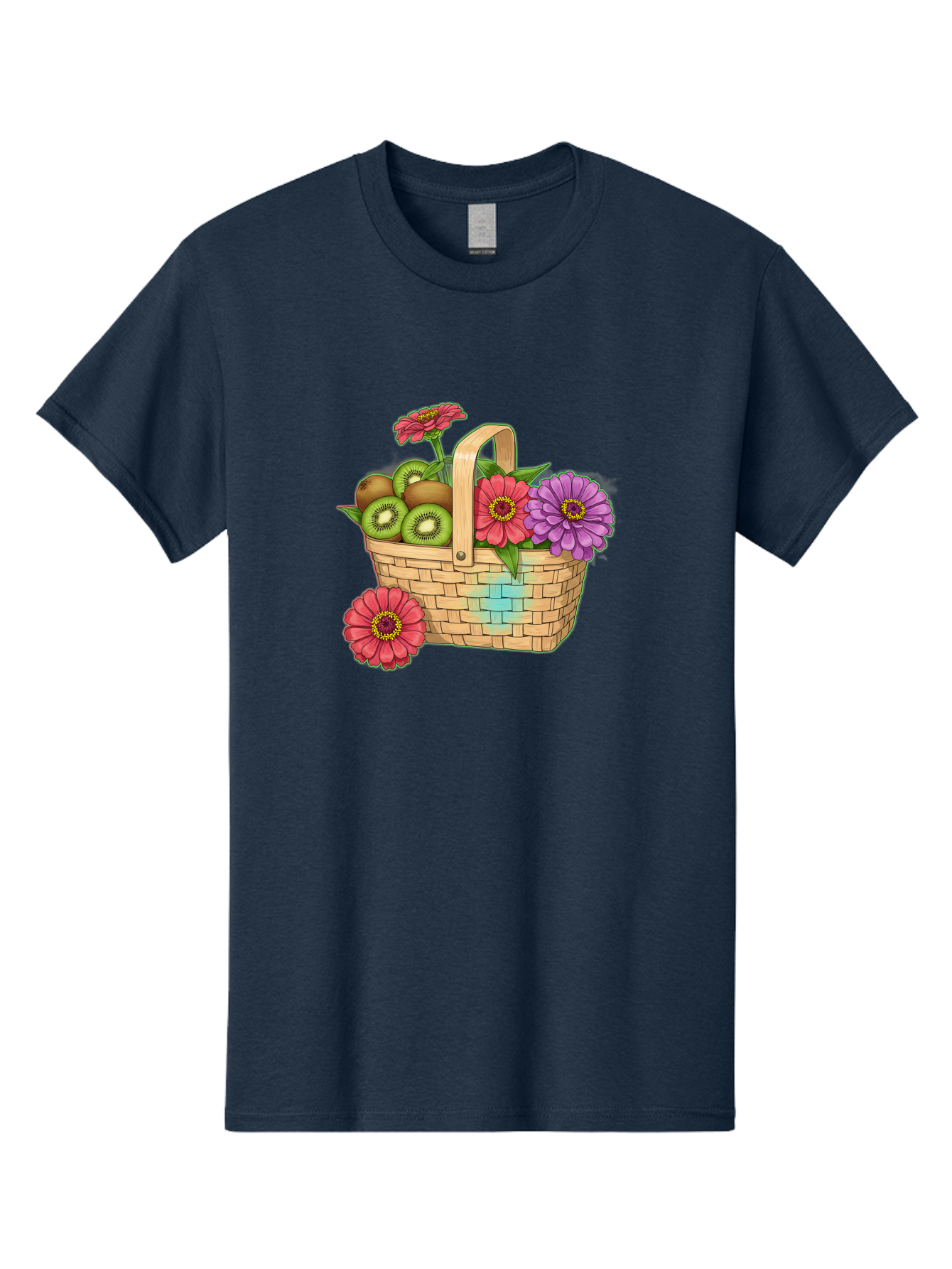 Basket-Of-Flowers-And-Kiwi-Fruits Men'S Graphic Tee, 100% Cotton, Comfortable Casual Summer Wear, Machine Washable, Vintage Camera, Old Camera, Antique Camera, Black Camera, Classic Photography, Photography Equipment, Nostalgic Device, Bai587