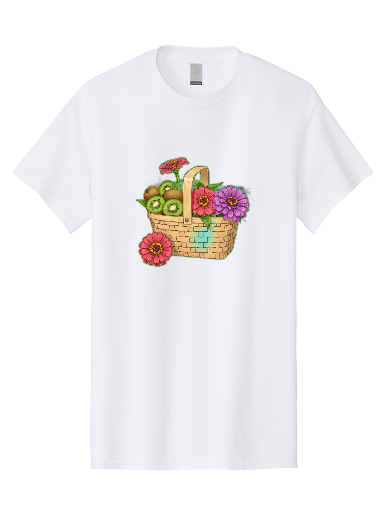 Basket-Of-Flowers-And-Kiwi-Fruits Men'S Graphic Tee, 100% Cotton, Comfortable Casual Summer Wear, Machine Washable, Vintage Camera, Old Camera, Antique Camera, Black Camera, Classic Photography, Photography Equipment, Nostalgic Device, Bai587