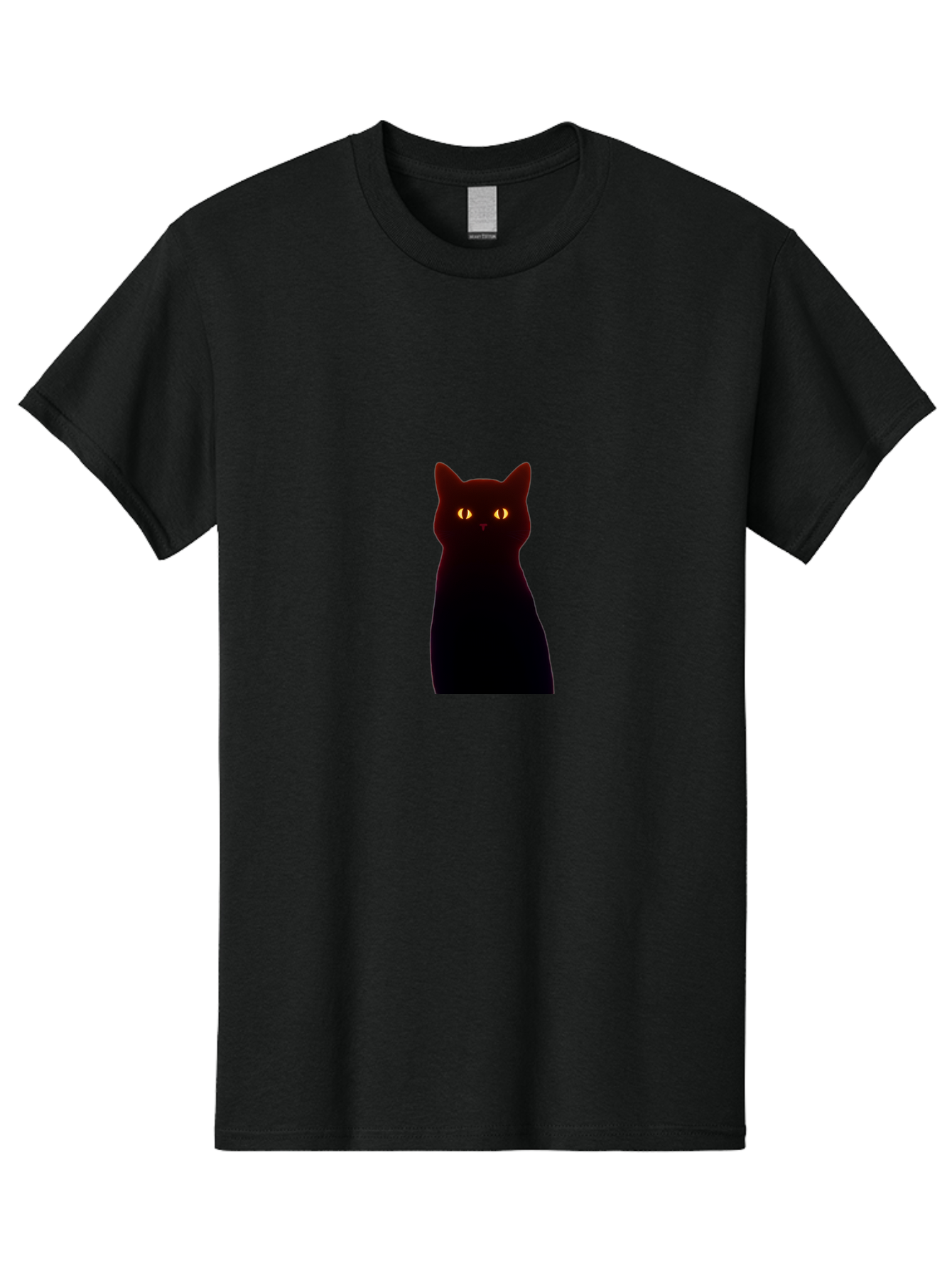 Black-Cat-With-Glowing-Eyes Men'S Graphic Tee, 100% Cotton, Comfortable Casual Summer Wear, Machine Washable, Vintage Camera, Old Camera, Antique Camera, Black Camera, Classic Photography, Photography Equipment, Nostalgic Device, Film Camera, Bai595