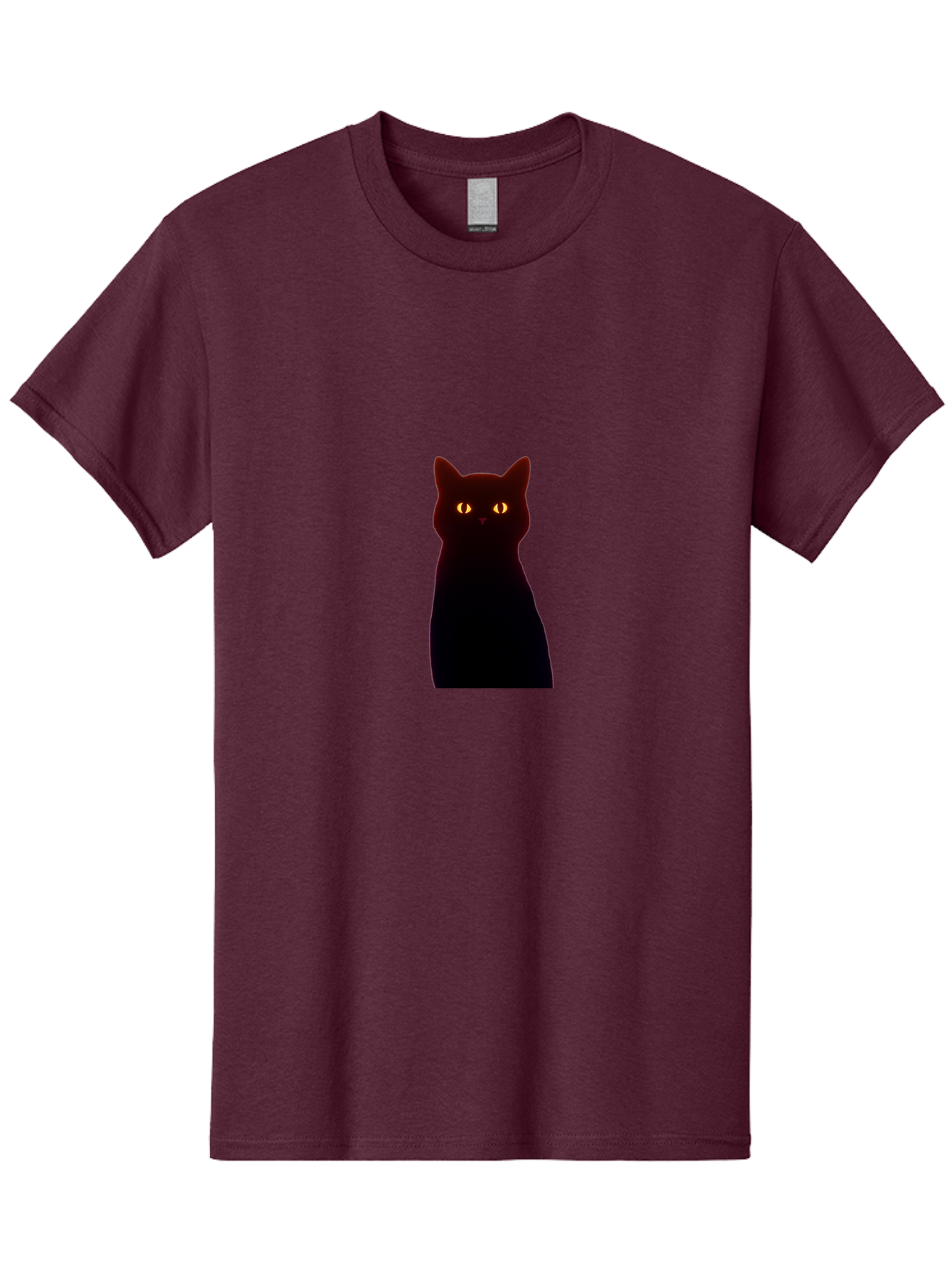 Black-Cat-With-Glowing-Eyes Men'S Graphic Tee, 100% Cotton, Comfortable Casual Summer Wear, Machine Washable, Vintage Camera, Old Camera, Antique Camera, Black Camera, Classic Photography, Photography Equipment, Nostalgic Device, Film Camera, Bai595