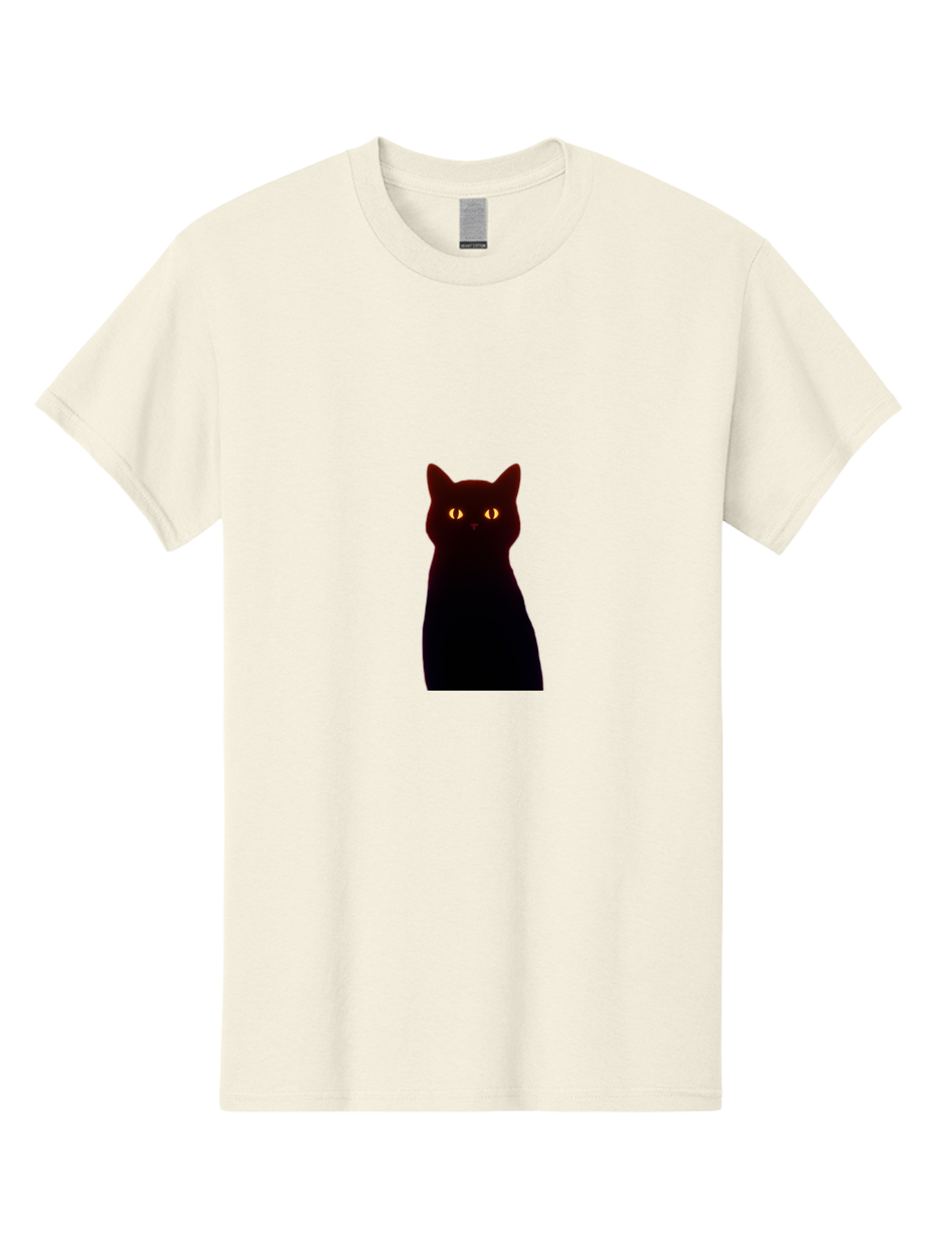 Black-Cat-With-Glowing-Eyes Men'S Graphic Tee, 100% Cotton, Comfortable Casual Summer Wear, Machine Washable, Vintage Camera, Old Camera, Antique Camera, Black Camera, Classic Photography, Photography Equipment, Nostalgic Device, Film Camera, Bai595