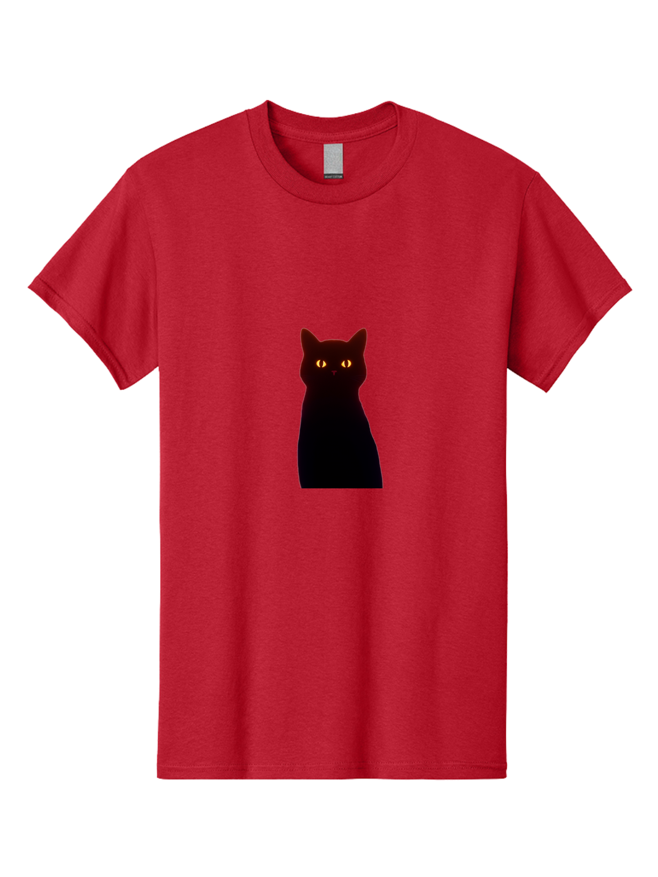 Black-Cat-With-Glowing-Eyes Men'S Graphic Tee, 100% Cotton, Comfortable Casual Summer Wear, Machine Washable, Vintage Camera, Old Camera, Antique Camera, Black Camera, Classic Photography, Photography Equipment, Nostalgic Device, Film Camera, Bai595