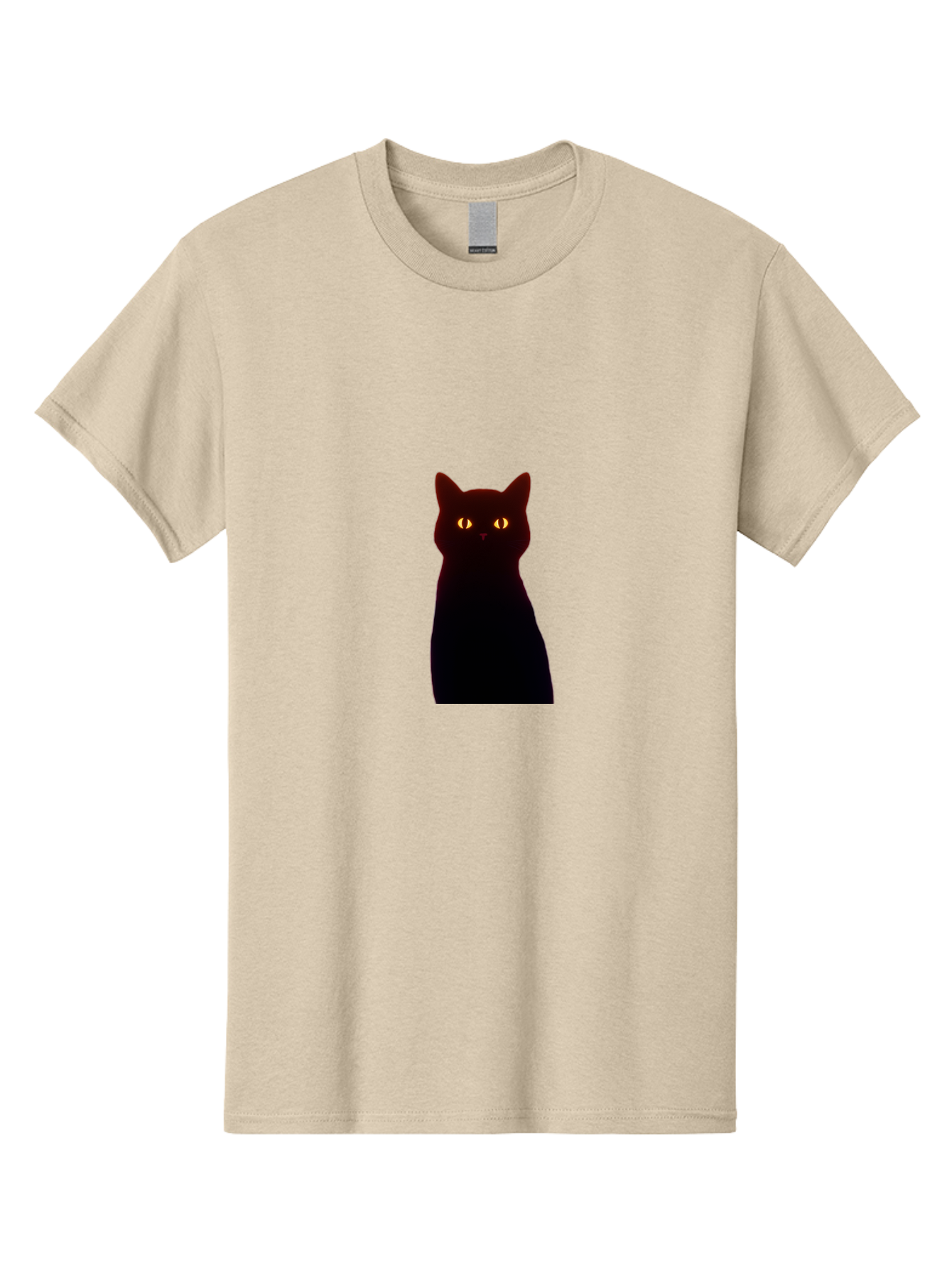 Black-Cat-With-Glowing-Eyes Men'S Graphic Tee, 100% Cotton, Comfortable Casual Summer Wear, Machine Washable, Vintage Camera, Old Camera, Antique Camera, Black Camera, Classic Photography, Photography Equipment, Nostalgic Device, Film Camera, Bai595