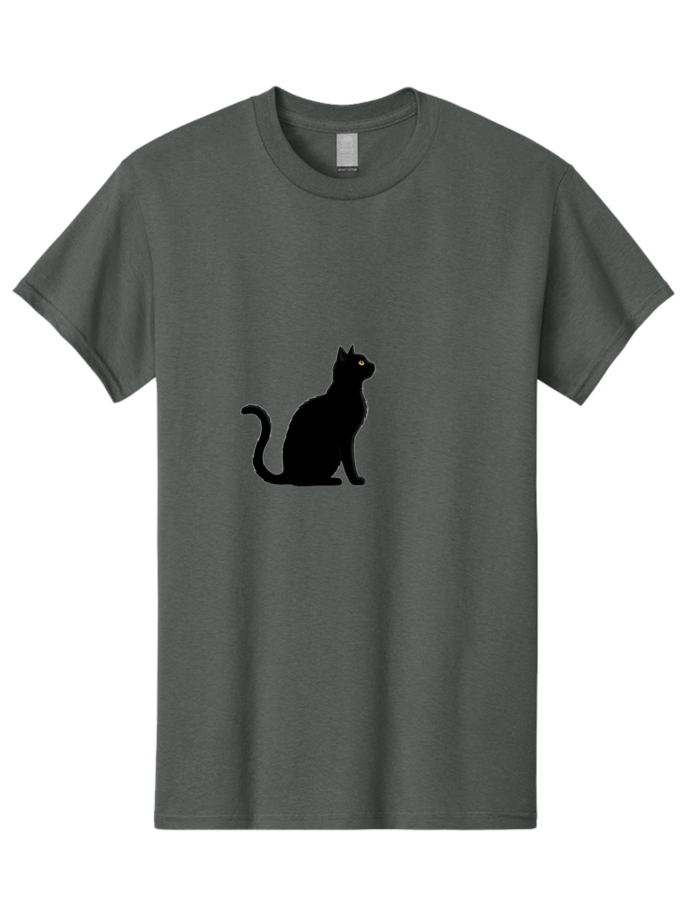 Black-Cat Men'S Graphic Tee, 100% Cotton, Comfortable Casual Summer Wear, Machine Washable, Vintage Camera, Old Camera, Antique Camera, Black Camera, Classic Photography, Photography Equipment, Nostalgic Device, Film Camera, Camera Art Bai596