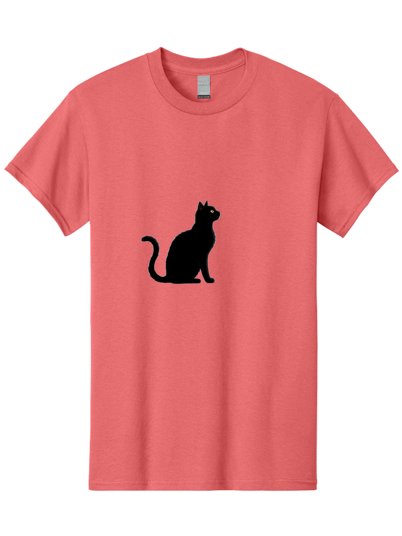 Black-Cat Men'S Graphic Tee, 100% Cotton, Comfortable Casual Summer Wear, Machine Washable, Vintage Camera, Old Camera, Antique Camera, Black Camera, Classic Photography, Photography Equipment, Nostalgic Device, Film Camera, Camera Art Bai596