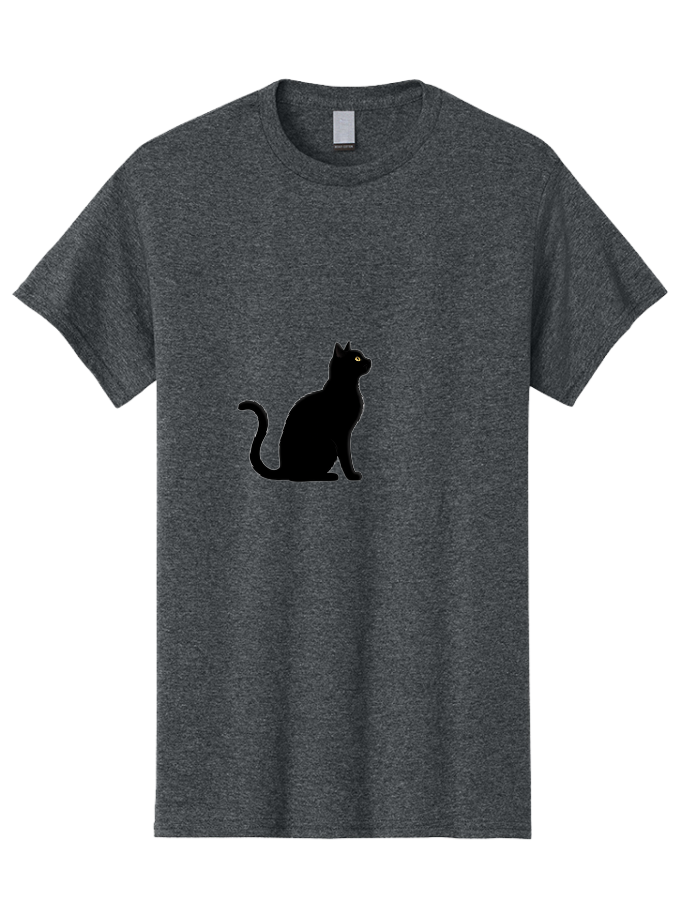 Black-Cat Men'S Graphic Tee, 100% Cotton, Comfortable Casual Summer Wear, Machine Washable, Vintage Camera, Old Camera, Antique Camera, Black Camera, Classic Photography, Photography Equipment, Nostalgic Device, Film Camera, Camera Art Bai596