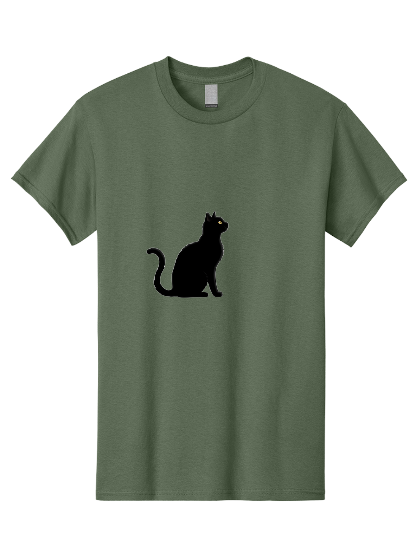 Black-Cat Men'S Graphic Tee, 100% Cotton, Comfortable Casual Summer Wear, Machine Washable, Vintage Camera, Old Camera, Antique Camera, Black Camera, Classic Photography, Photography Equipment, Nostalgic Device, Film Camera, Camera Art Bai596
