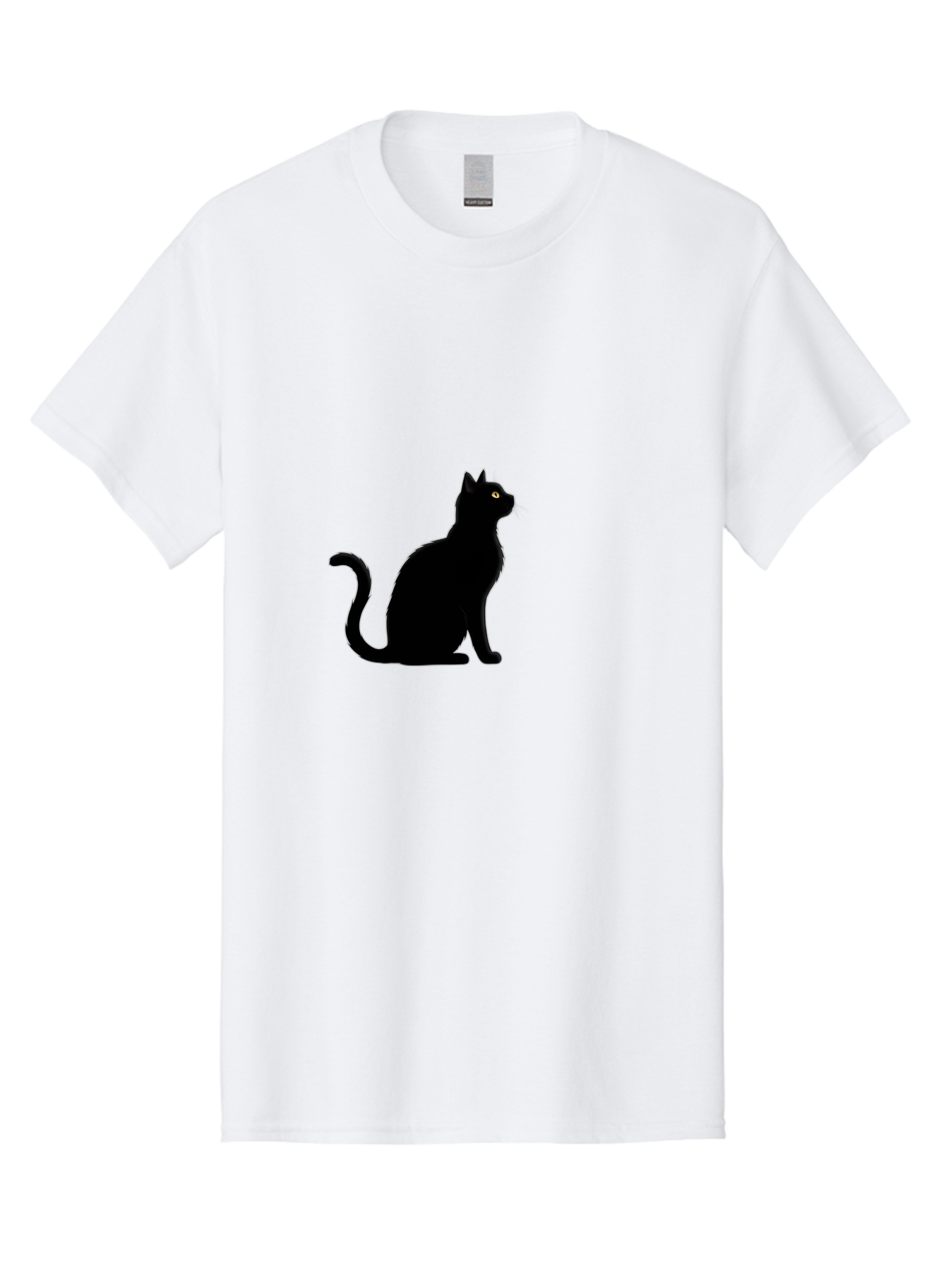 Black-Cat Men'S Graphic Tee, 100% Cotton, Comfortable Casual Summer Wear, Machine Washable, Vintage Camera, Old Camera, Antique Camera, Black Camera, Classic Photography, Photography Equipment, Nostalgic Device, Film Camera, Camera Art Bai596