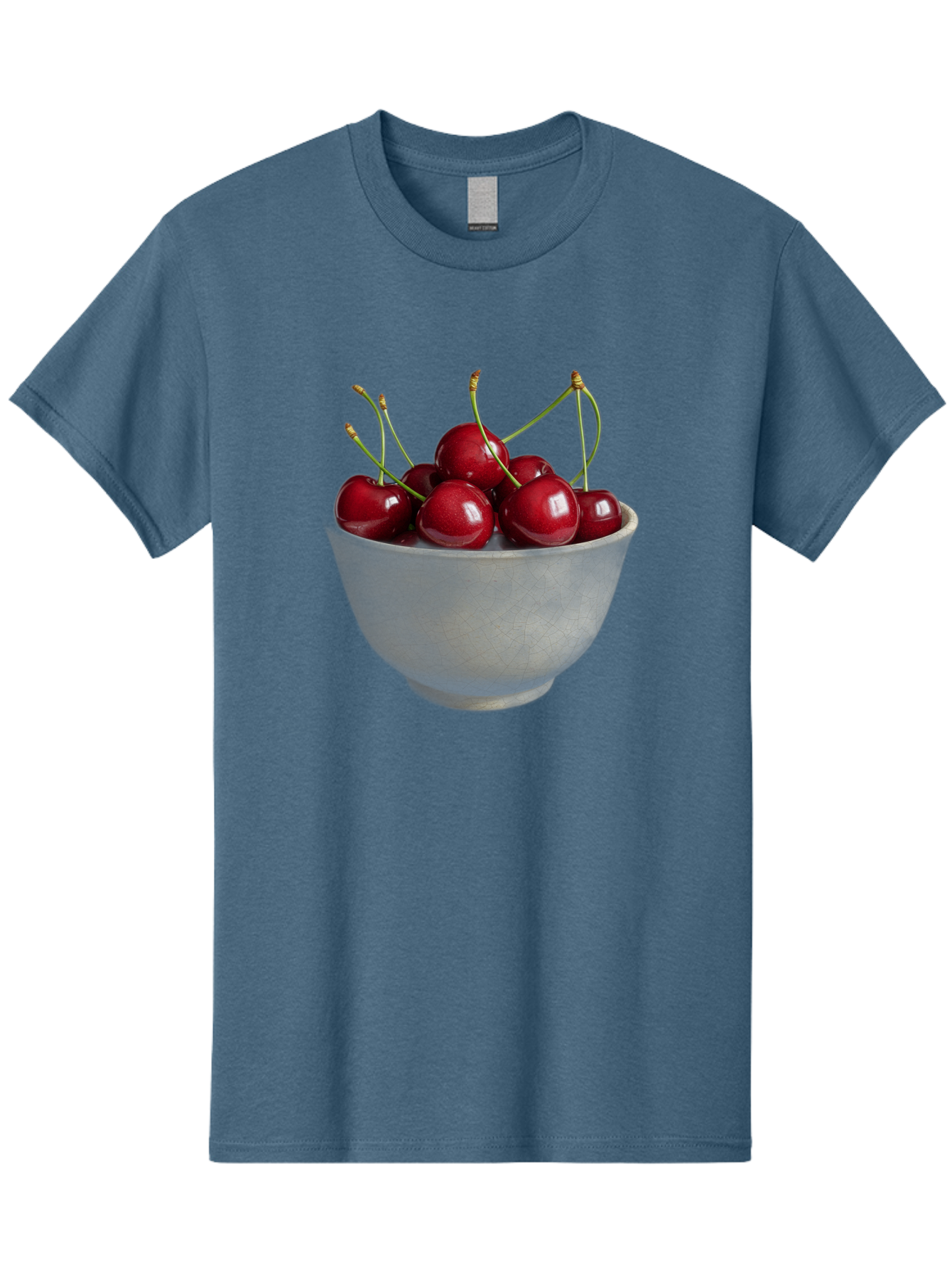 Bowl-Of-Cherries-1 Men'S Graphic Tee, 100% Cotton, Comfortable Casual Summer Wear, Machine Washable, Vintage Camera, Old Camera, Antique Camera, Black Camera, Classic Photography, Photography Equipment, Nostalgic Device, Film Camera, Bai601
