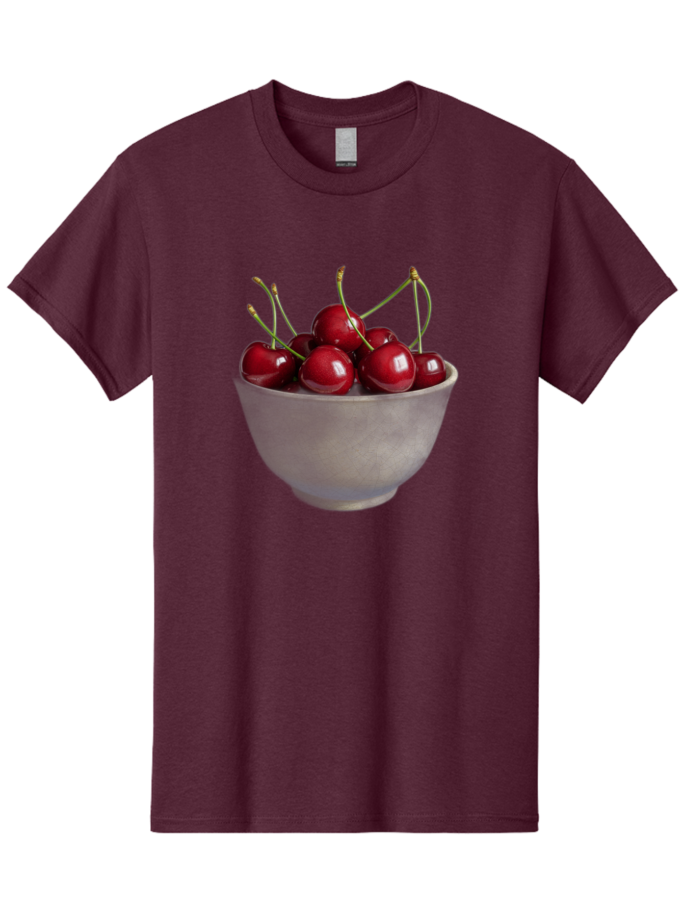 Bowl-Of-Cherries-1 Men'S Graphic Tee, 100% Cotton, Comfortable Casual Summer Wear, Machine Washable, Vintage Camera, Old Camera, Antique Camera, Black Camera, Classic Photography, Photography Equipment, Nostalgic Device, Film Camera, Bai601
