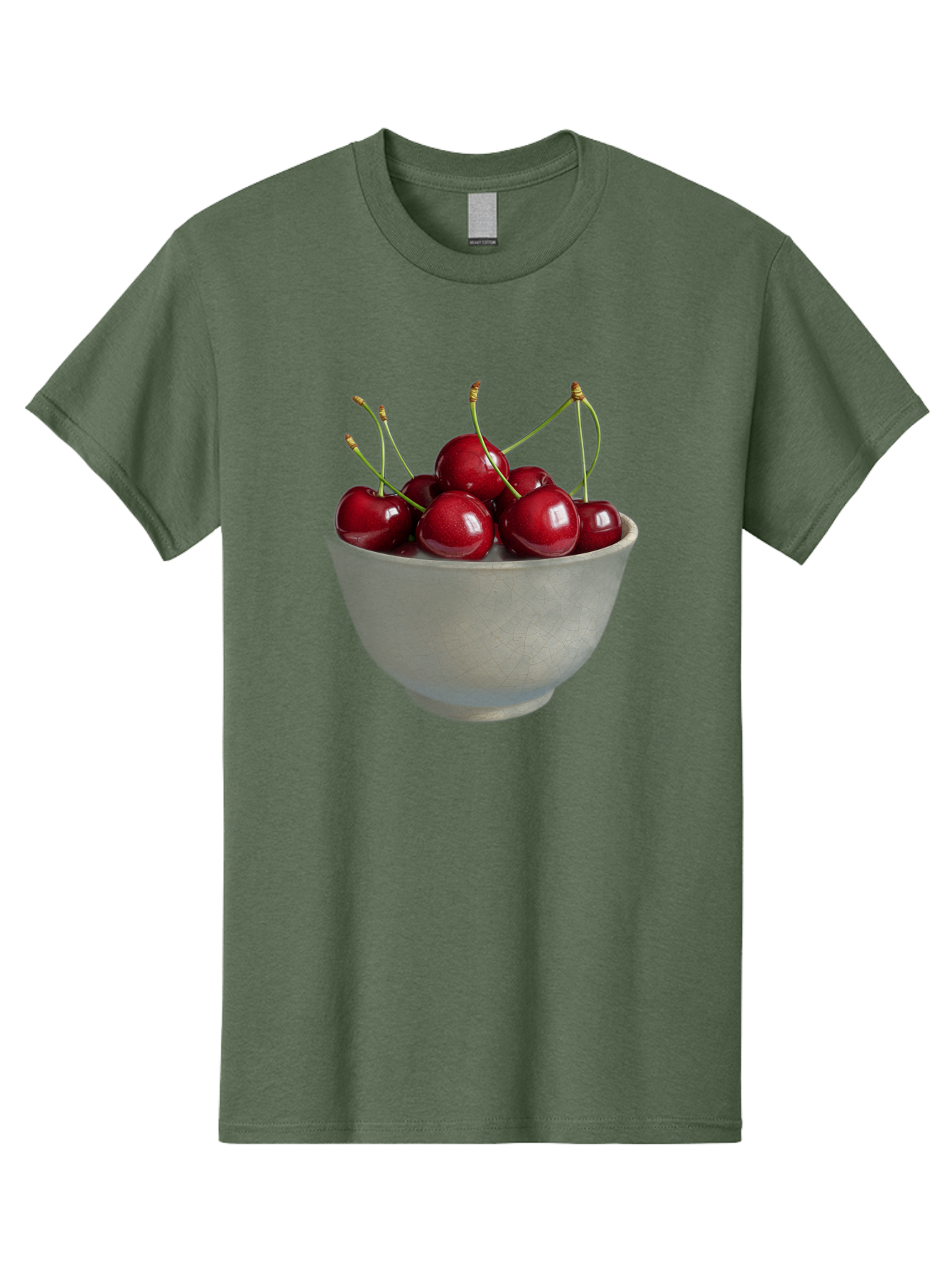 Bowl-Of-Cherries-1 Men'S Graphic Tee, 100% Cotton, Comfortable Casual Summer Wear, Machine Washable, Vintage Camera, Old Camera, Antique Camera, Black Camera, Classic Photography, Photography Equipment, Nostalgic Device, Film Camera, Bai601