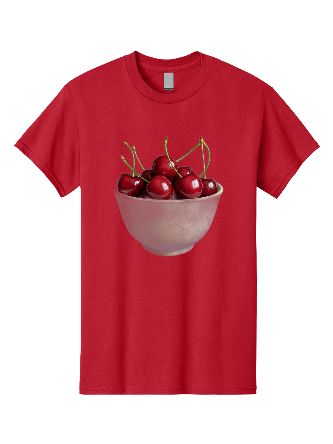 Bowl-Of-Cherries-1 Men'S Graphic Tee, 100% Cotton, Comfortable Casual Summer Wear, Machine Washable, Vintage Camera, Old Camera, Antique Camera, Black Camera, Classic Photography, Photography Equipment, Nostalgic Device, Film Camera, Bai601