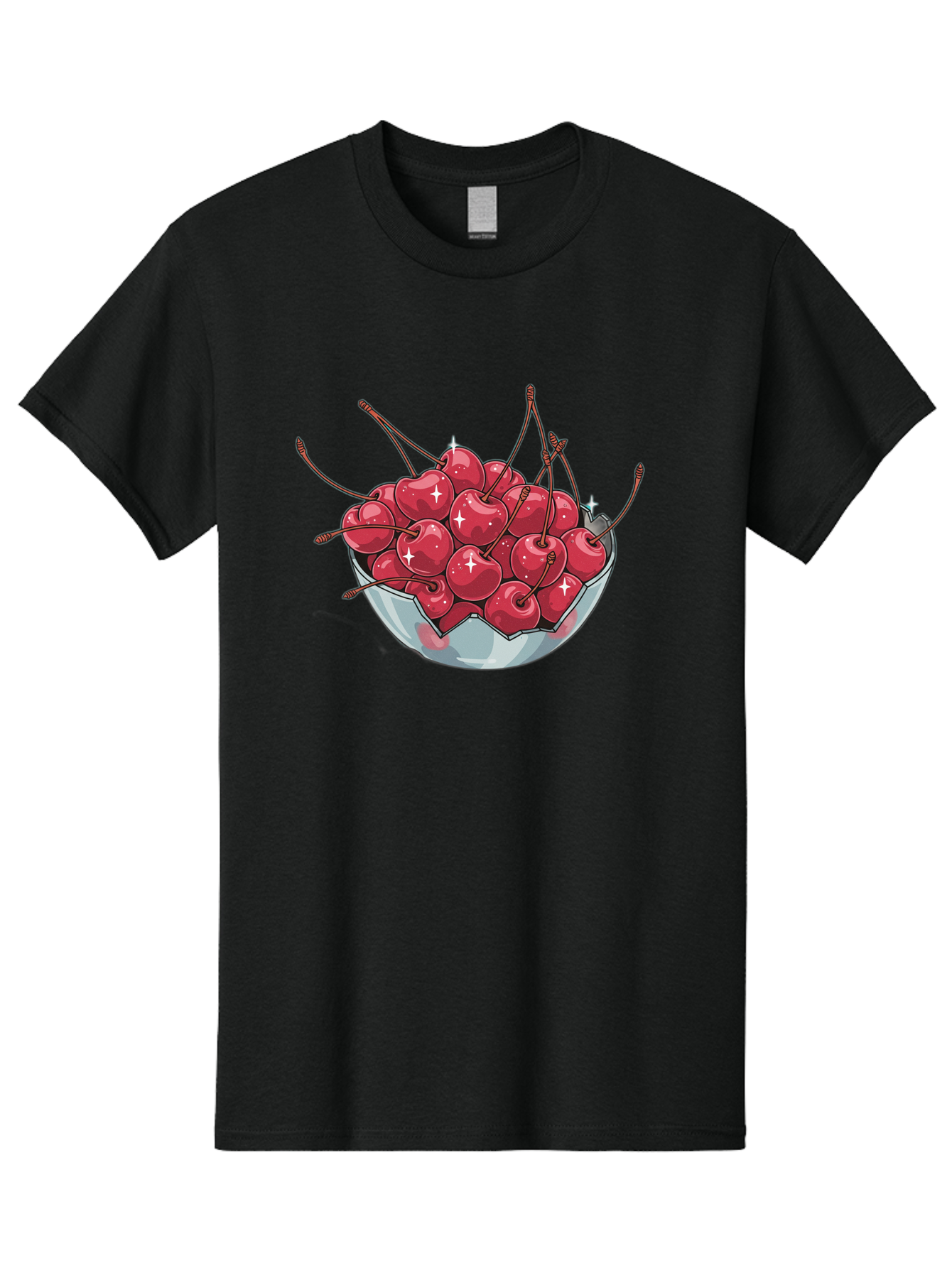 Bowl-Of-Cherries Men'S Graphic Tee, 100% Cotton, Comfortable Casual Summer Wear, Machine Washable, Vintage Camera, Old Camera, Antique Camera, Black Camera, Classic Photography, Photography Equipment, Nostalgic Device, Film Camera, Camera Art Bai602