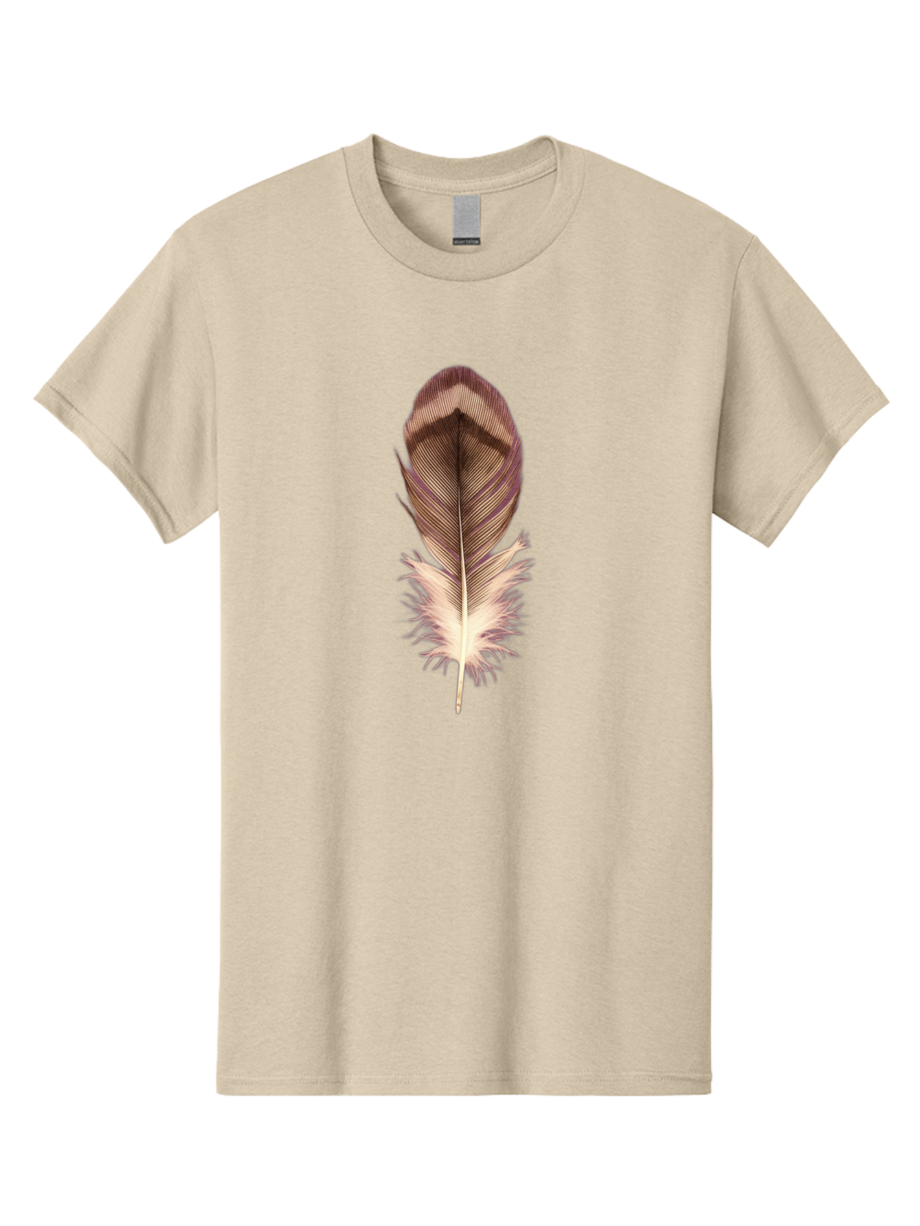 Brown-Feather-1 Men'S Graphic Tee, 100% Cotton, Comfortable Casual Summer Wear, Machine Washable, Vintage Camera, Old Camera, Antique Camera, Black Camera, Classic Photography, Photography Equipment, Nostalgic Device, Film Camera, Camera Art Bai603