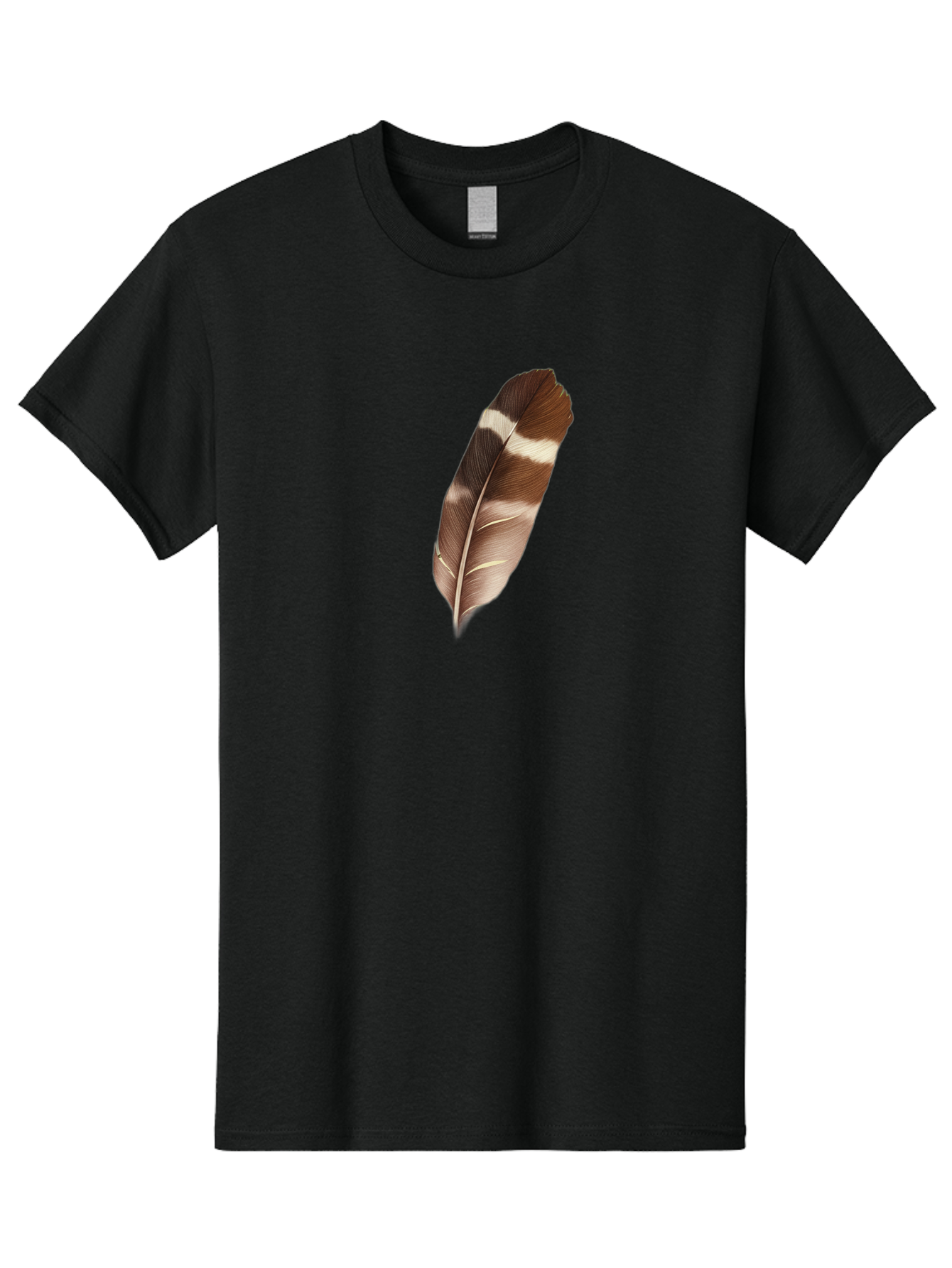 Brown-Feather-2 Men'S Graphic Tee, 100% Cotton, Comfortable Casual Summer Wear, Machine Washable, Vintage Camera, Old Camera, Antique Camera, Black Camera, Classic Photography, Photography Equipment, Nostalgic Device, Film Camera, Camera Art Bai604